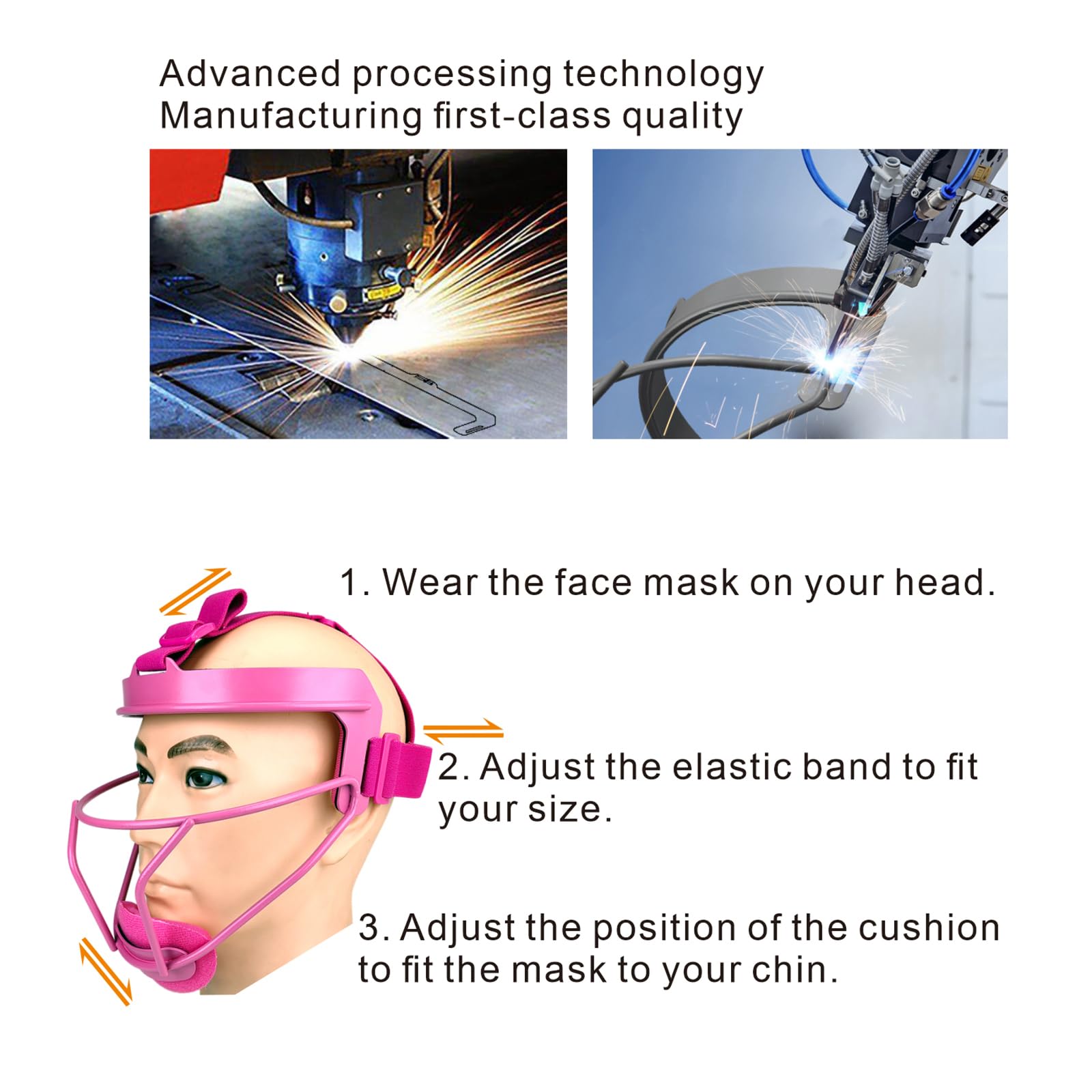 Lightweight & Comfortable Softball Face Mask with Wide Field Vision - Durable Safety Protection for All Ages | Perfect for Softball Games, Practice & Training