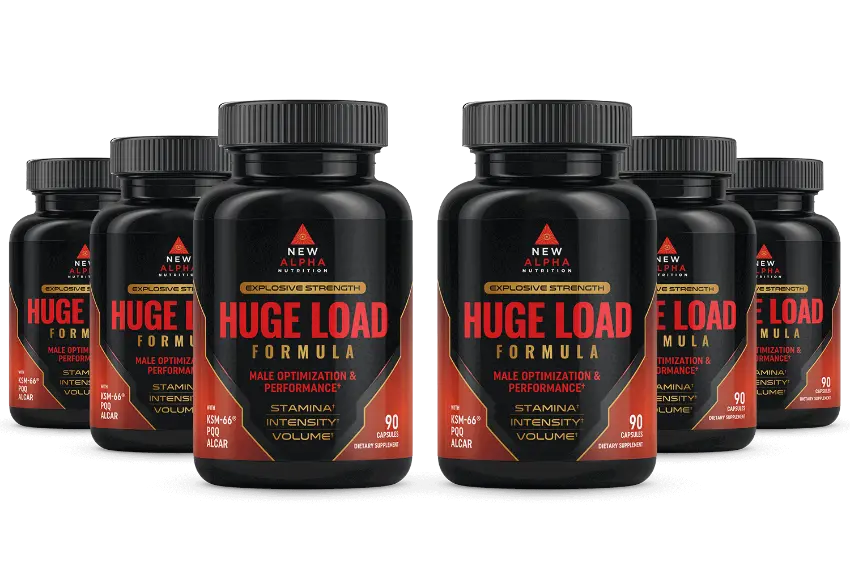 Best Huge Load Formula Capsules for Men - Natural Male Enhancement Supplement for Stamina & Performance - Use Before Intimacy or Workouts