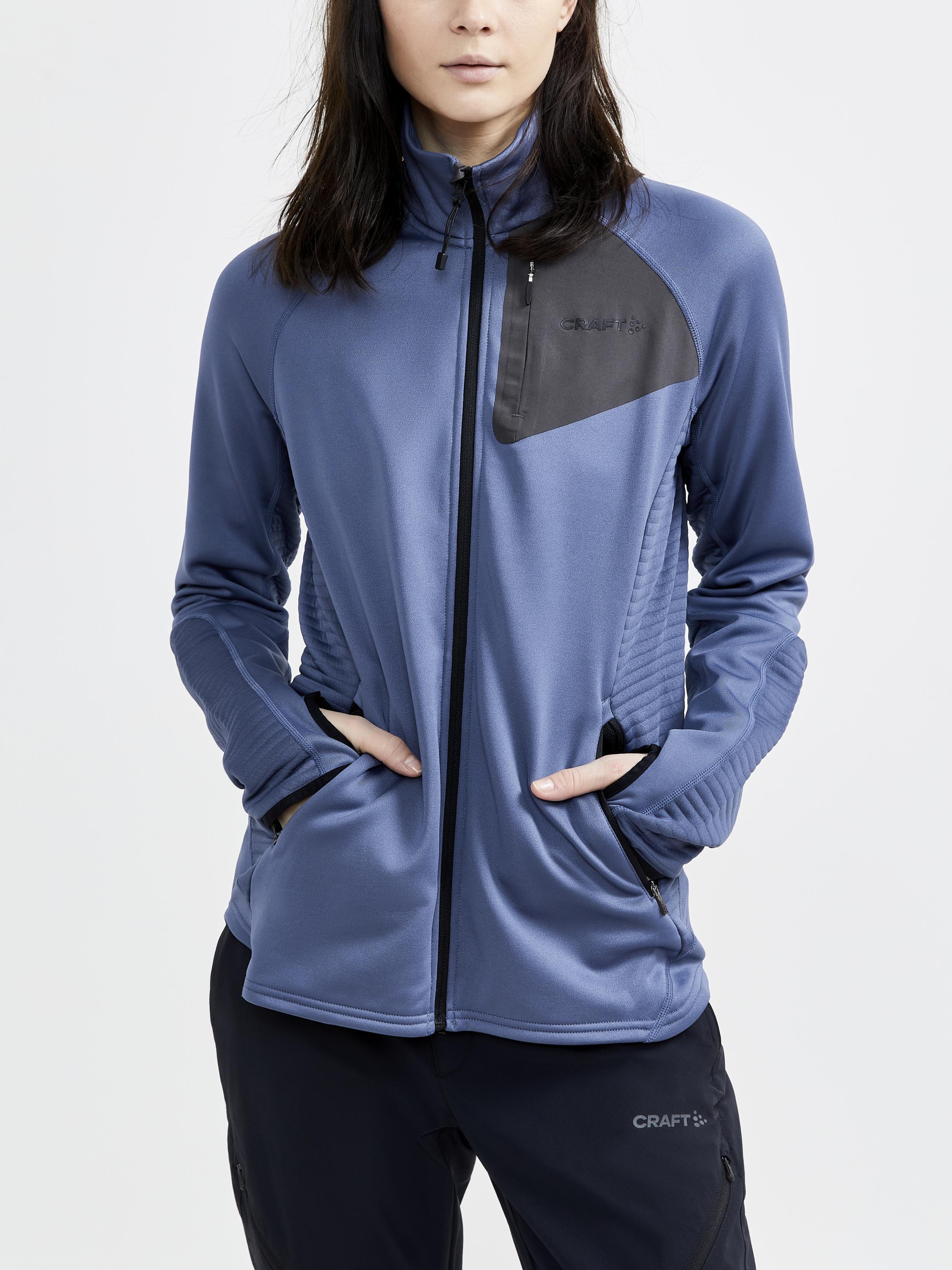 Women's ADV Tech Fleece Thermal Midlayer Jacket - Lightweight Warm Winter Base Layer for Hiking, Running & Outdoor Activities