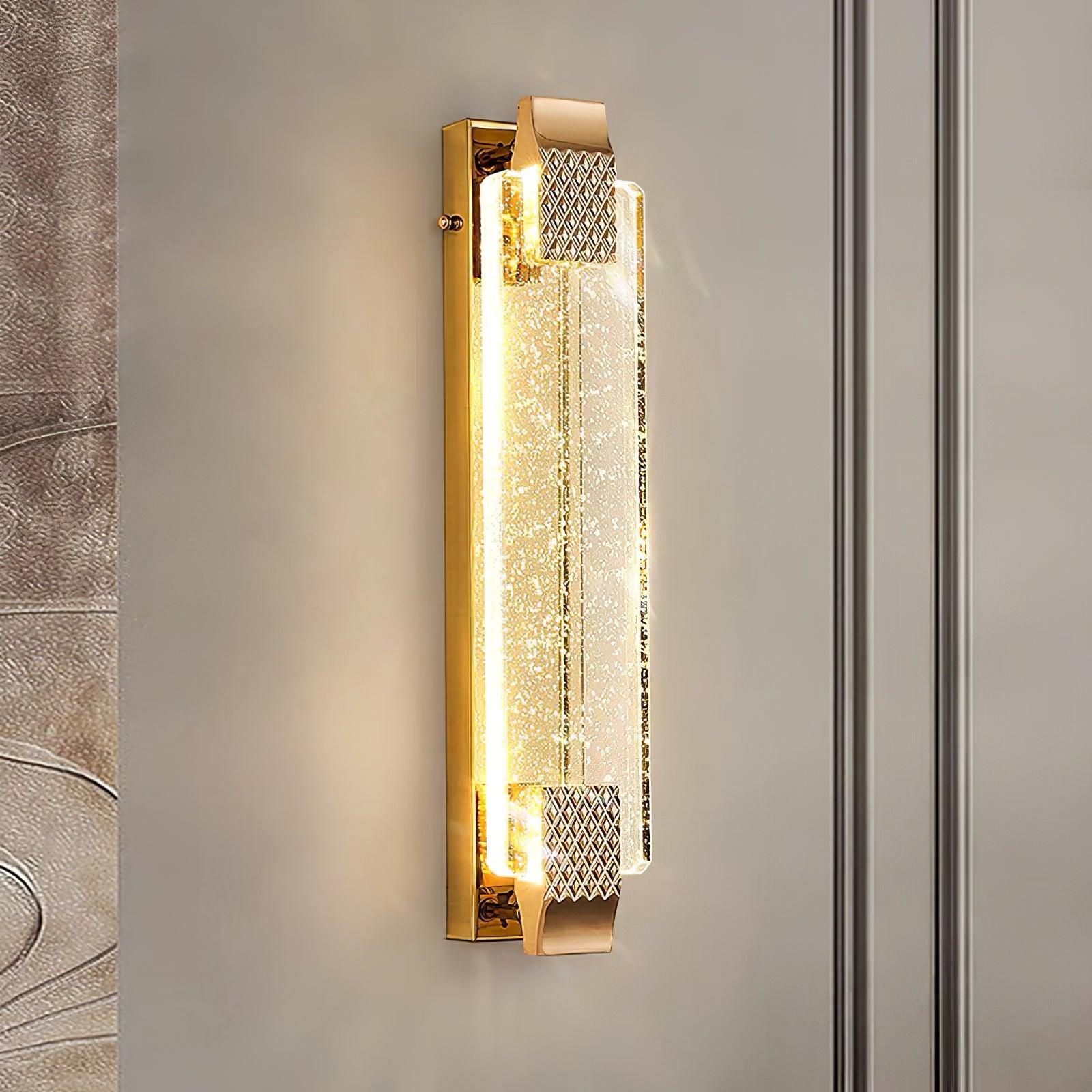 Moet Sconce Wall Light - Modern LED Wall Sconce for Bedroom, Living Room, Hallway - Dimmable Indoor Lighting Fixture with Warm White Light - Perfect for Home Decor and Ambient Lighting