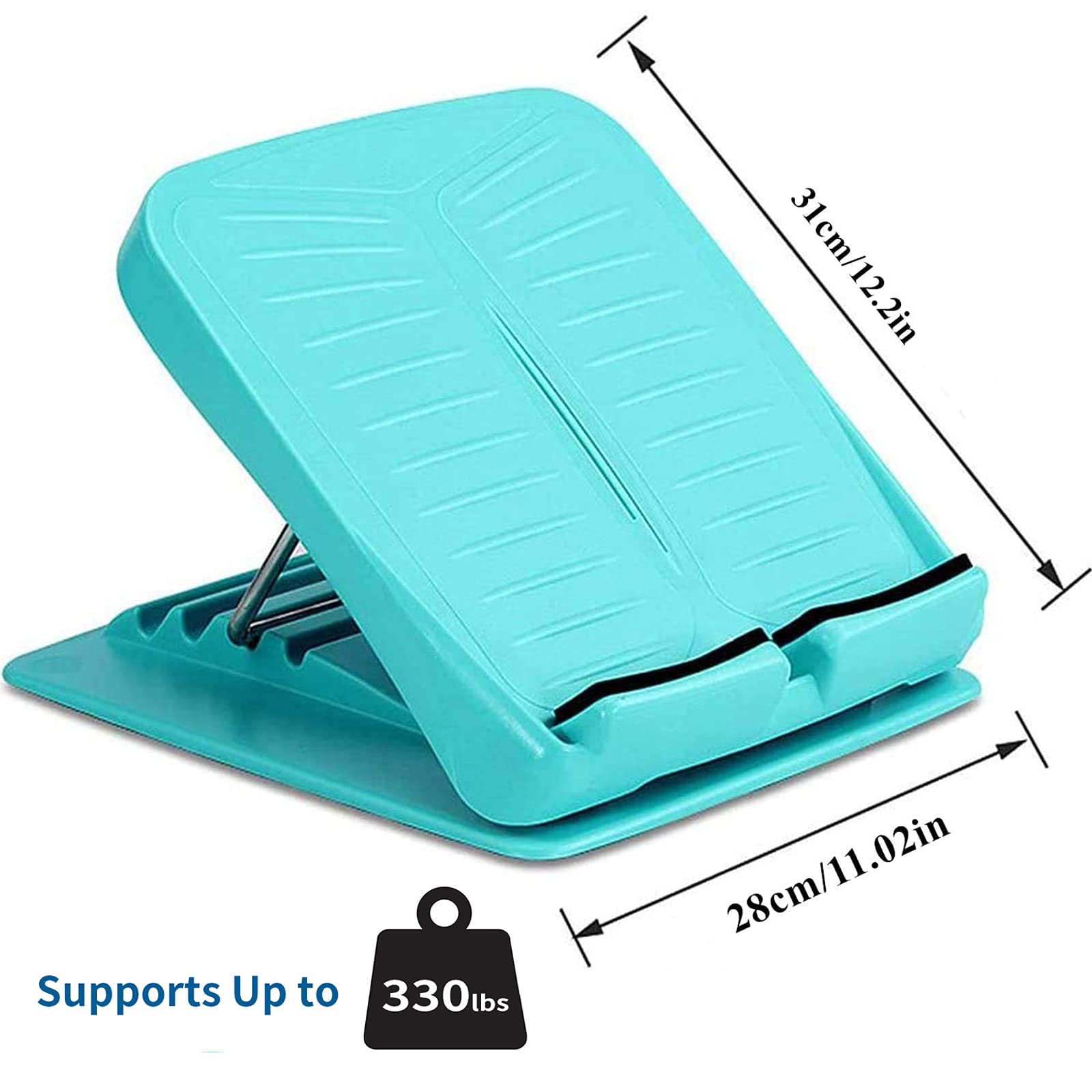 Adjustable Slant Board for Calf Stretching & Plantar Fasciitis Relief - Incline Stretch Board & Foot Stool for Strength Training & Leg Exercises - Perfect for Home Gym, Physical Therapy & Yoga Workouts