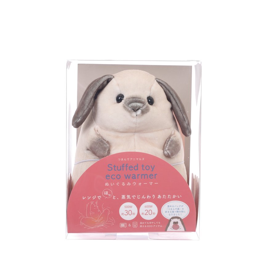 BISQUE Plush Rabbit Warmer - 100g Microwaveable Heating Pad for Pain Relief, Comfort & Relaxation - Perfect for Cramps, Cold Hands & Feet, Stress Relief & Aromatherapy