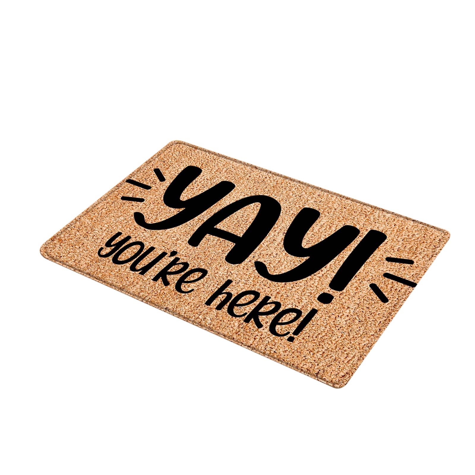 Non-Slip 4#PB Letter Door Mat - Cozy Welcome Mat for Bedroom, Living Room, Entryway - Perfect for Home Decor & Gift Giving