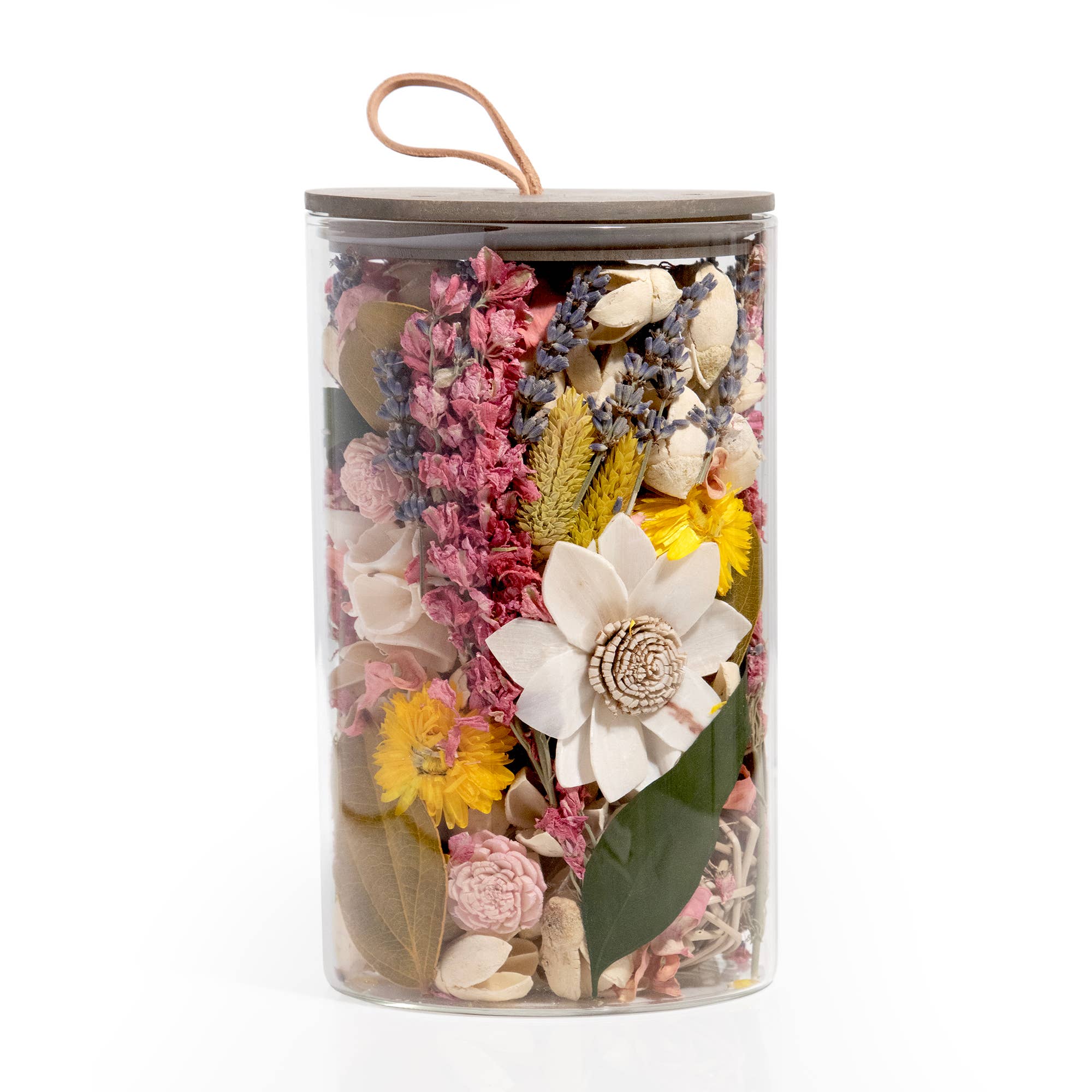 Andaluca Secrets of Spring Potpourri Jar - Aromatherapy Home Decor for Living Room, Bedroom & Bathroom - Floral Scented Air Freshener for Relaxation and Stress Relief