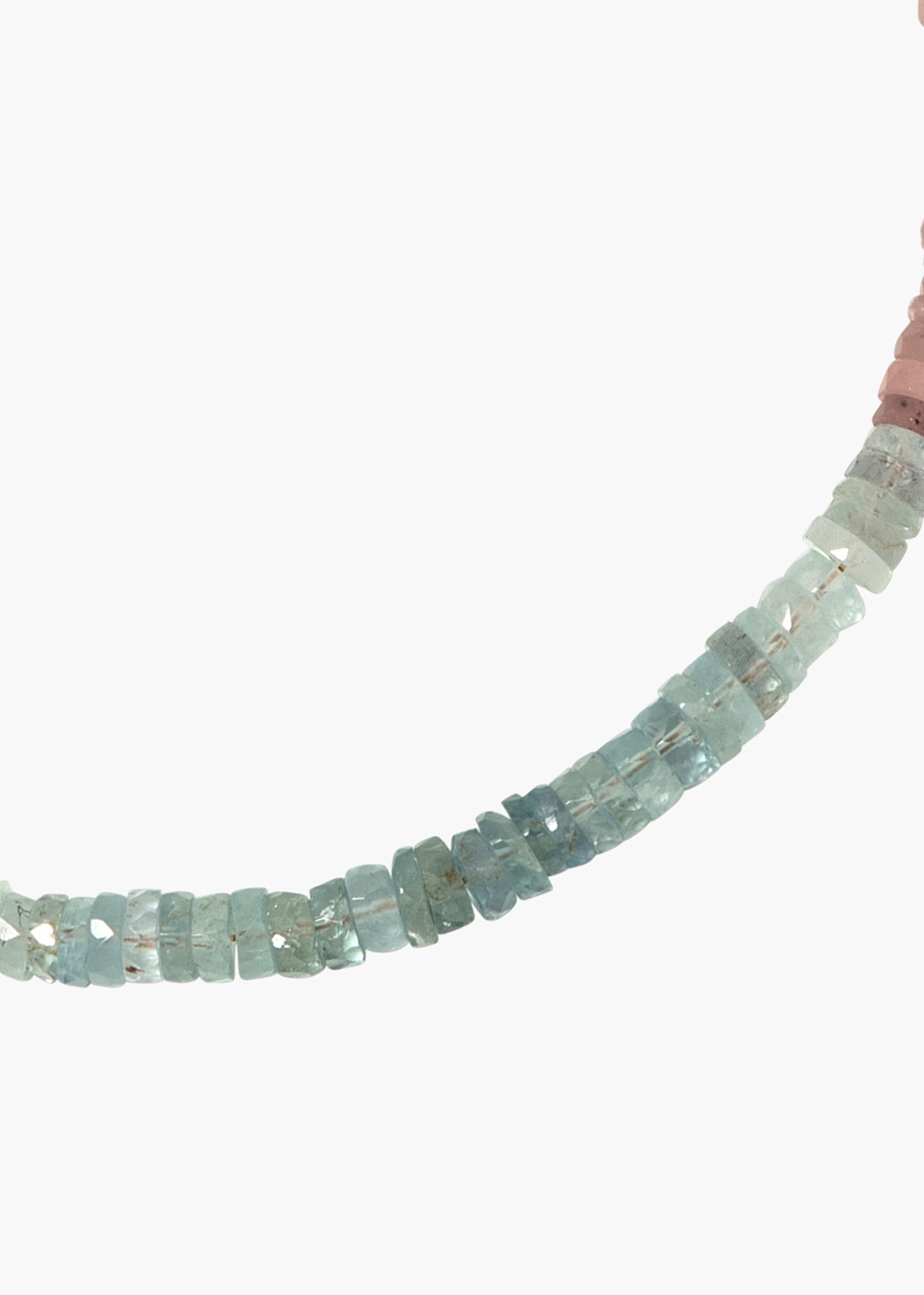 Palmi Necklace with Genuine Aquamarine Gemstone - Elegant Jewelry for Women, Perfect for Weddings, Parties & Everyday Wear