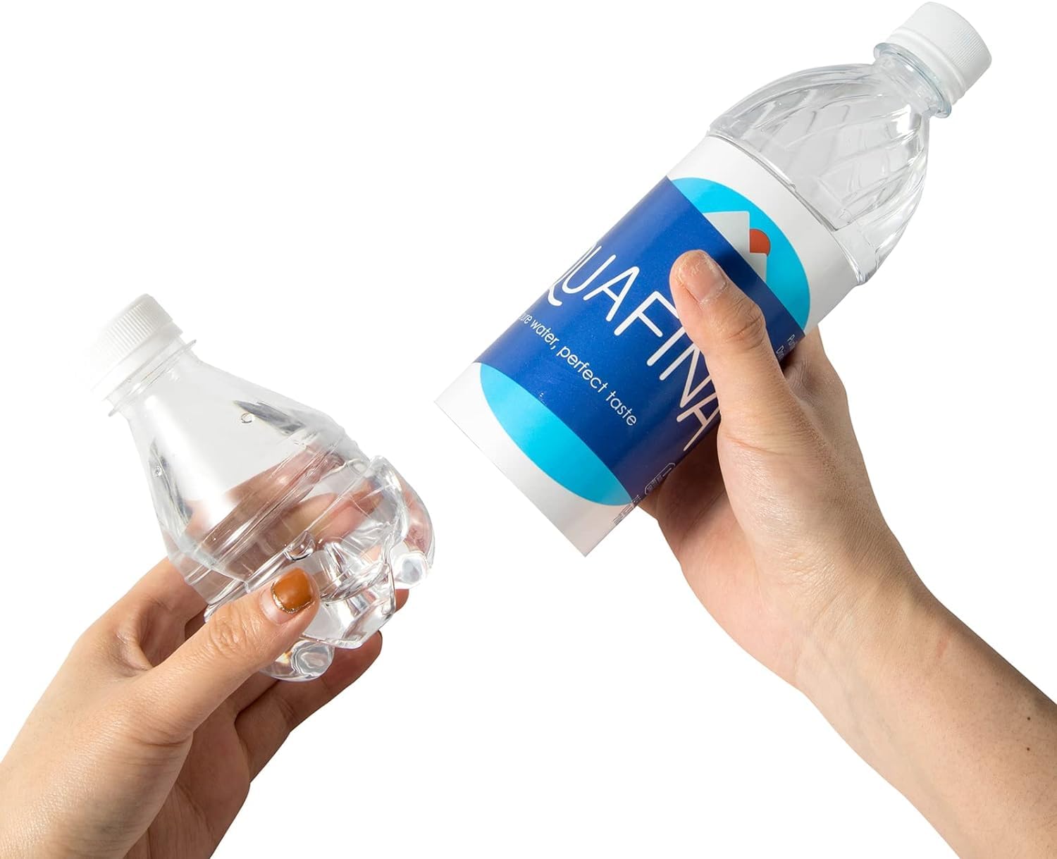 AquaFin Diversion Safe Water Bottle with Secret Compartment - Transparent Stash Container for Valuables | Perfect for Travel, Hiking & Emergency Cash Storage