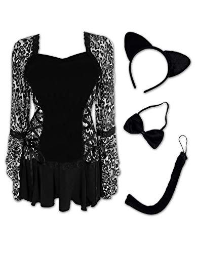 Bolero Top, Silver Cheetah