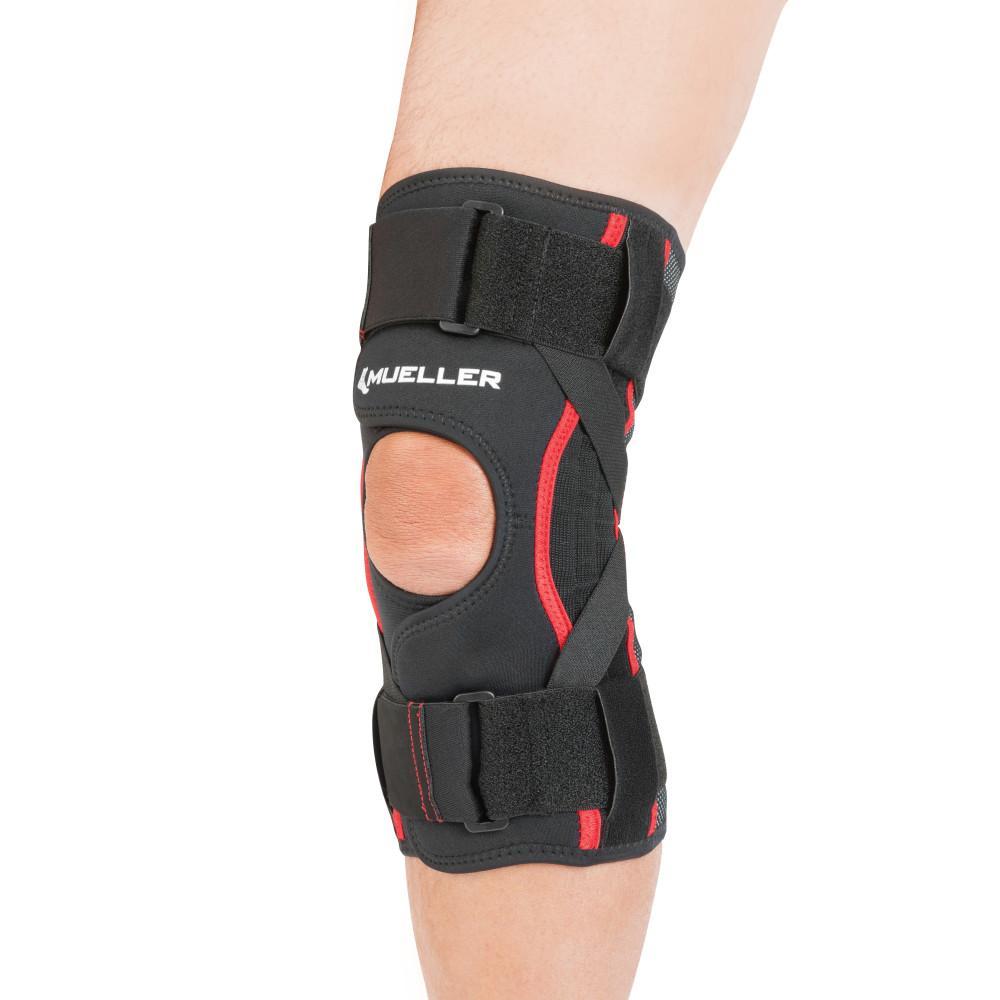 Mueller Omniforce Adjustable Knee Stabilizer - Breathable Support Brace for Running, Basketball & Sports Injury Recovery - Relieves Pain from Arthritis, ACL & Meniscus Tears