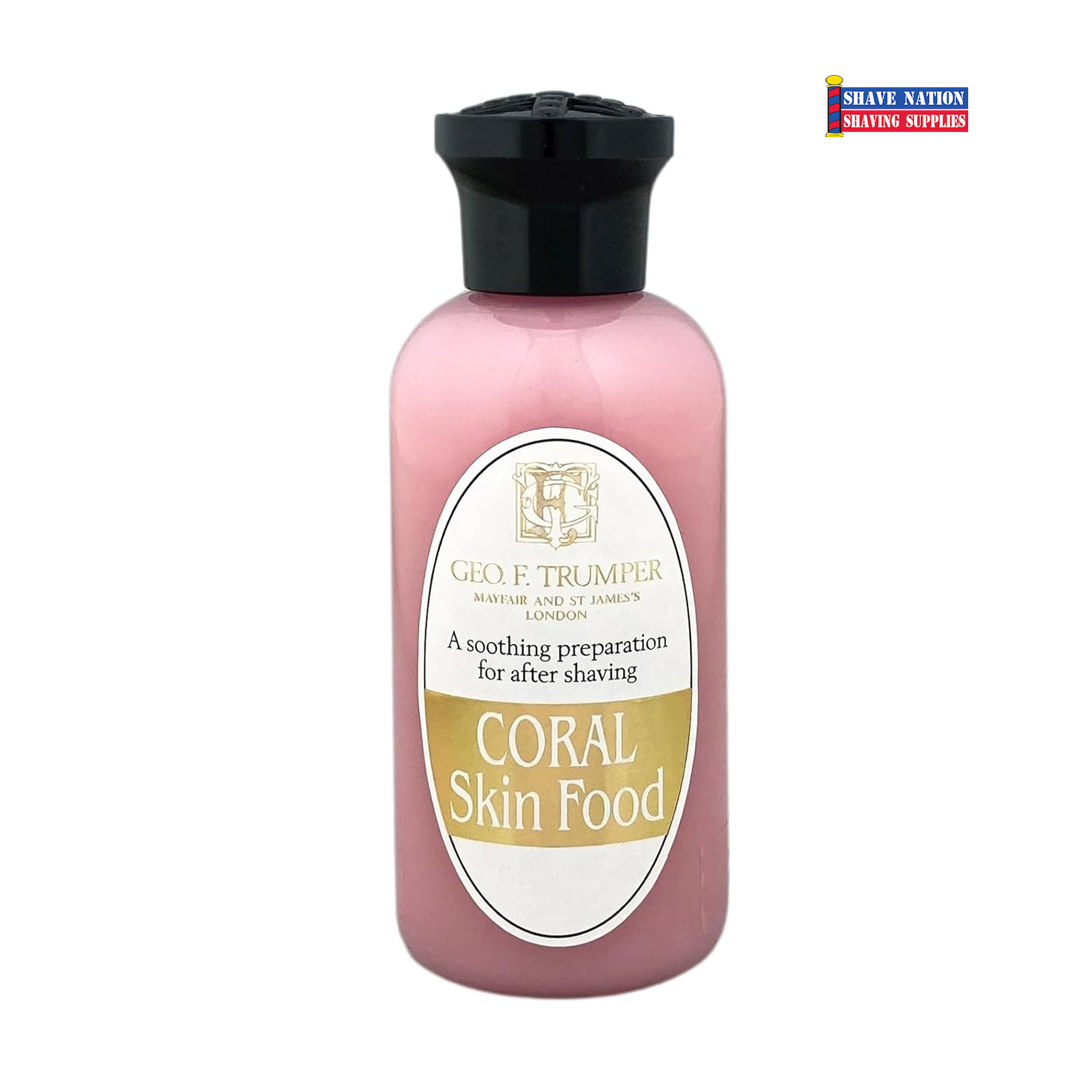Geo F Trumper Skin Food Coral - Hydrating Facial Toner for Men & Women | Soothes & Refreshes Skin | Perfect for Post-Shave & Daily Skincare Routine