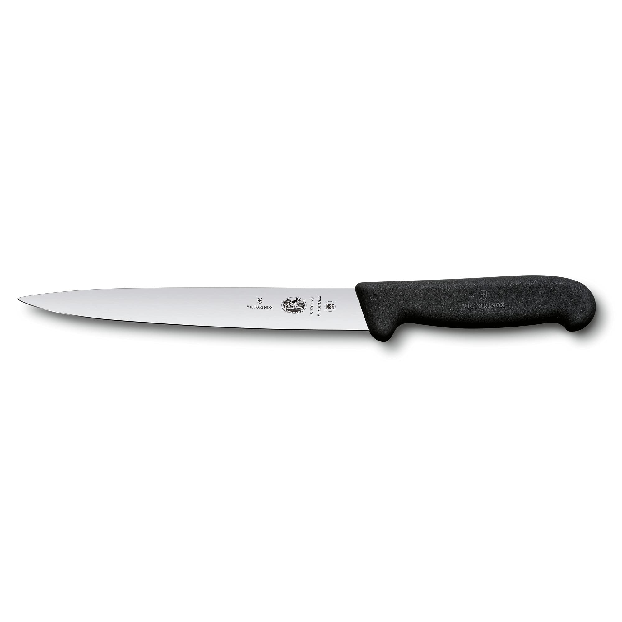Victorinox Fibrox Pro Fillet Knife - 8 Inch Sharp Boning Knife for Fish, Meat & Poultry - Professional Kitchen Knife for Chefs & Home Cooking - Perfect for Filleting, Carving & Food Prep