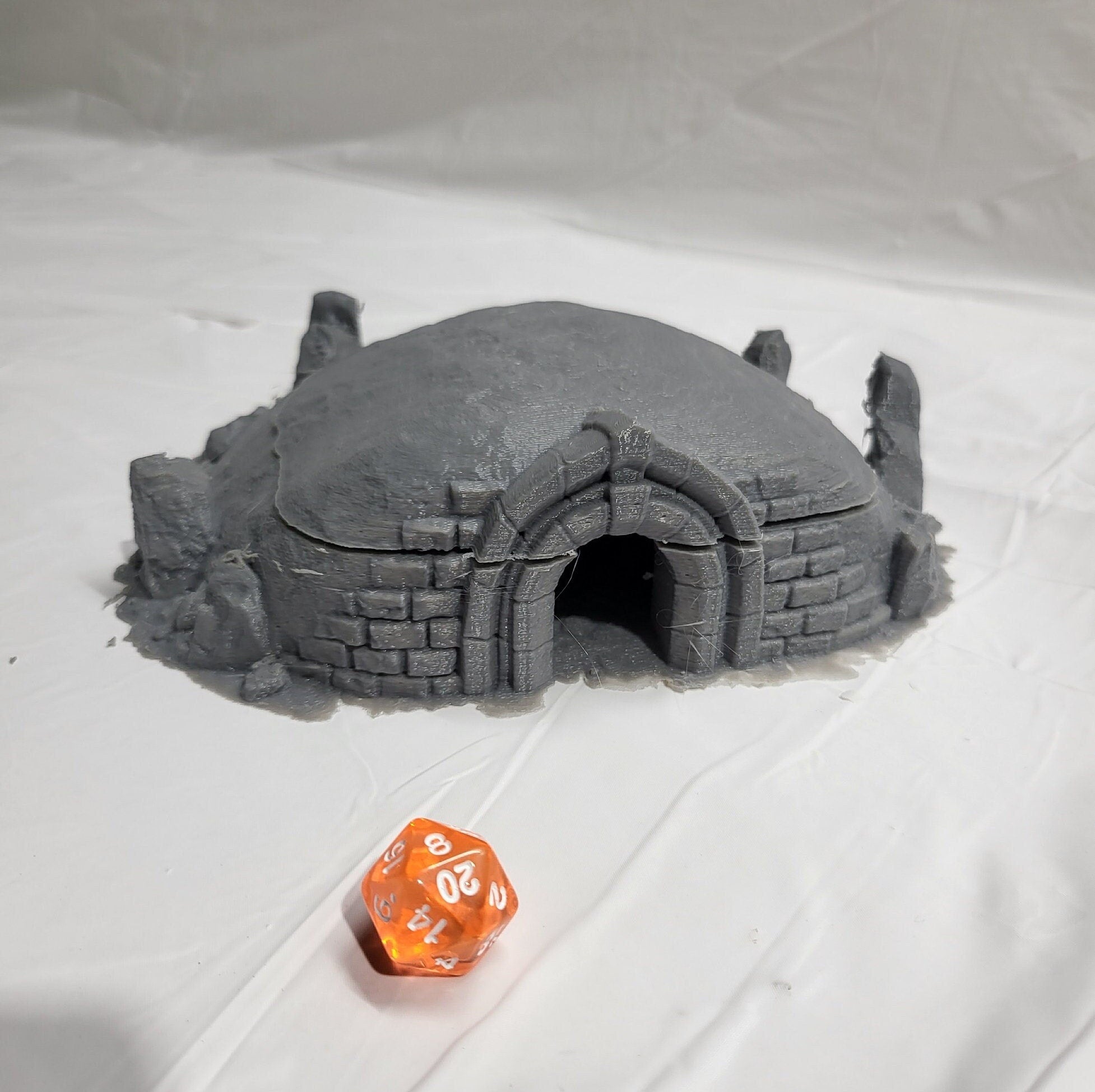 Wolds Barrow Village & Hobbit Burrows - Fantasy Tabletop Terrain Set for D&D, RPG & Wargaming Scenes | Berrytyne Barrows Miniature Landscape for Dungeons & Dragons Game Accessories