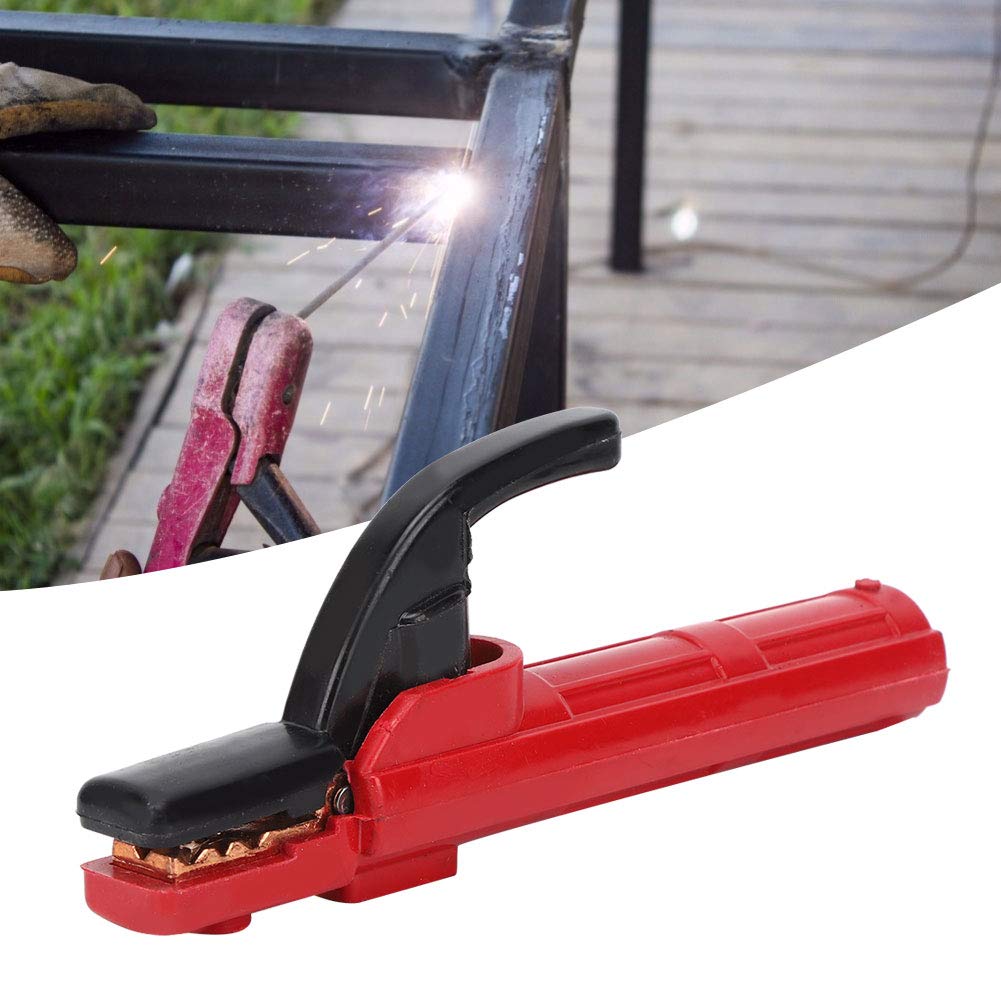 Agatige 300A Welding Electrode Holder - Copper Insulated Clamp with Comfort Grip for Arc Welding Machines | Professional Welding Pliers Tool for Metal Repair & DIY Projects