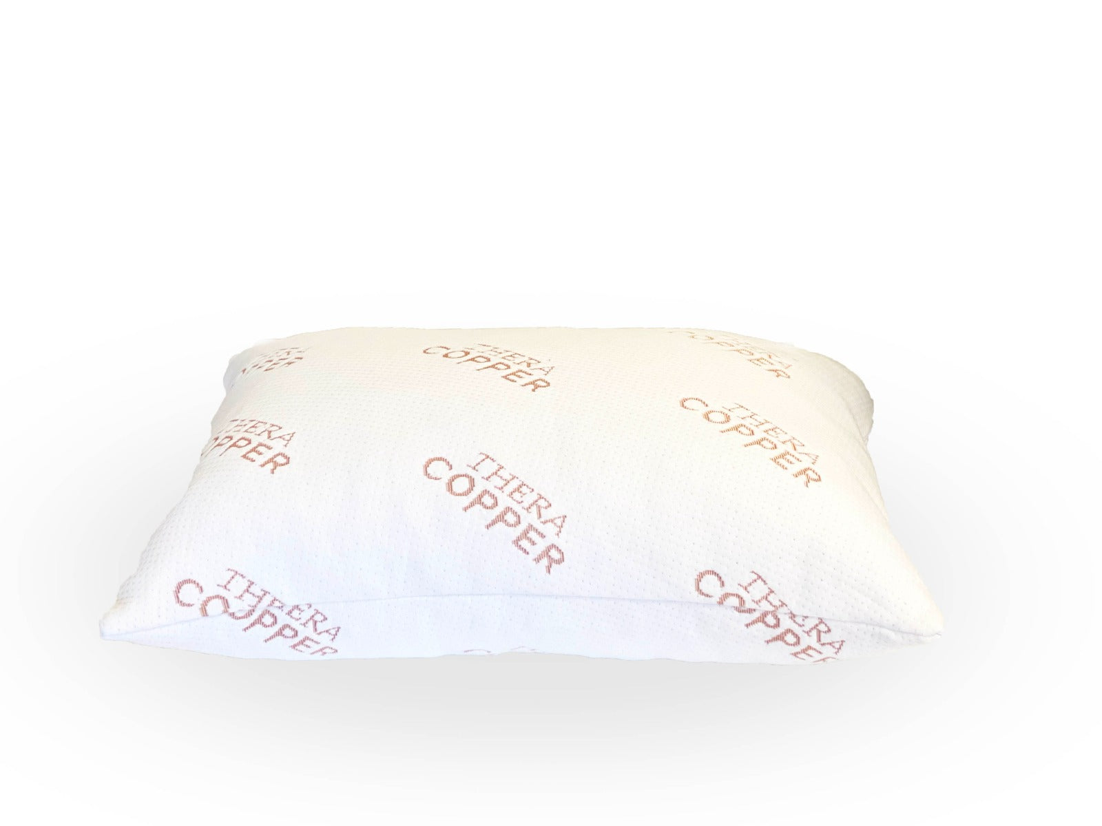 TheraCopper Pillow - Copper Infused Memory Foam Pillow for Neck Pain Relief & Better Sleep, Orthopedic Support for Side, Back & Stomach Sleepers - Home & Travel Use