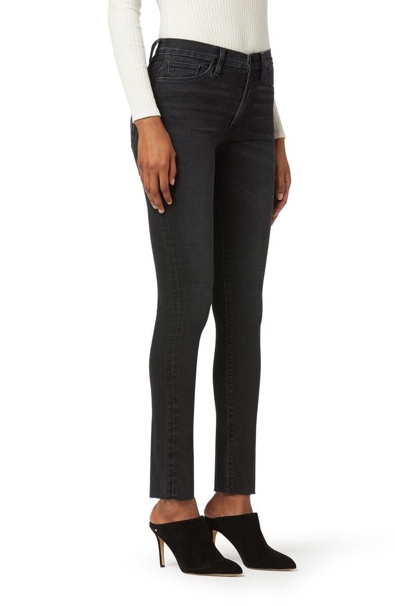 HUDSON Women's Barbara High Rise Super Skinny Ankle Jeans - Stretch Denim Pants for Casual Wear & Night Out