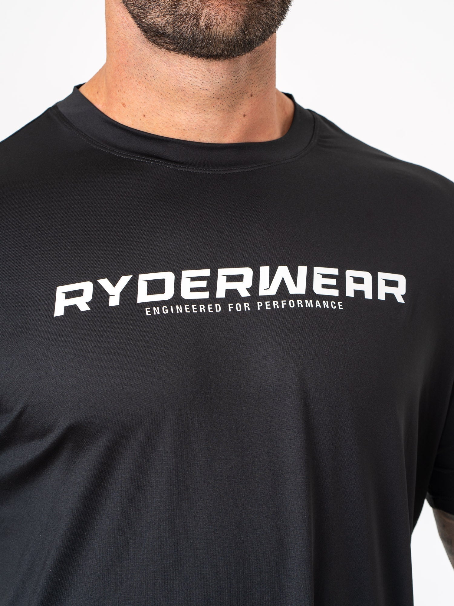 Energy T-Shirt for Men - Black Cotton Comfort Fit Tee - Perfect for Gym, Workout & Casual Wear