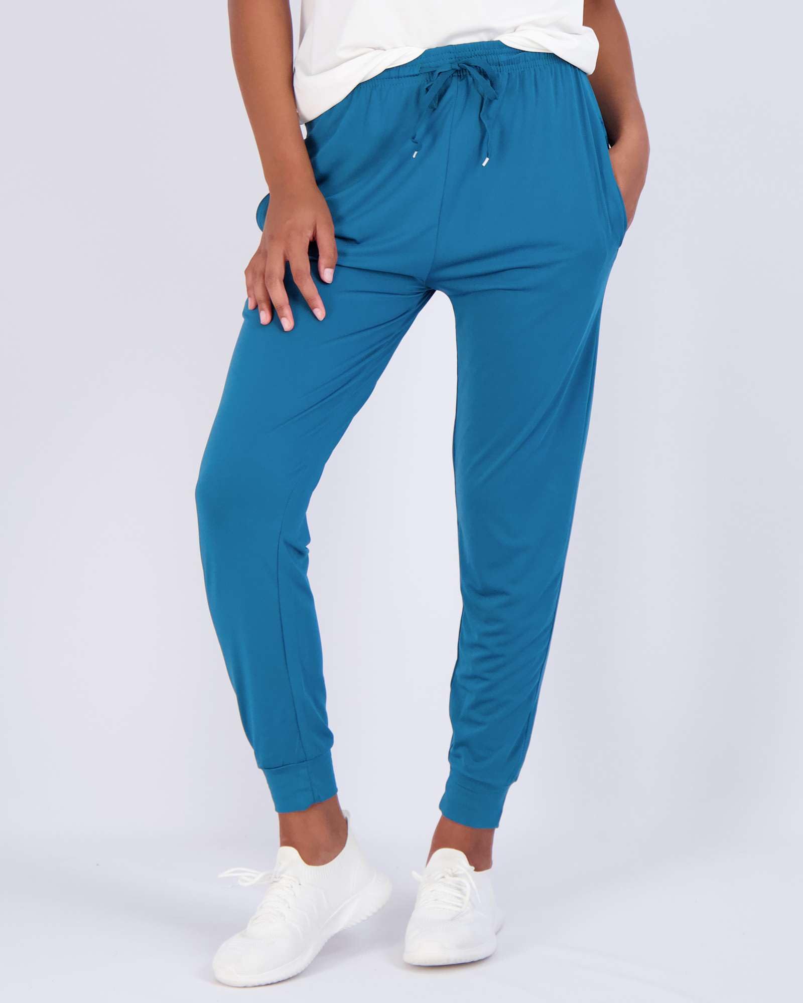 3 Pack Women's Ultra-Soft Silky Dry Fit Lounge Joggers - Lightweight Moisture-Wicking Pants with Pockets for Yoga, Running & Travel (Plus Size Available)