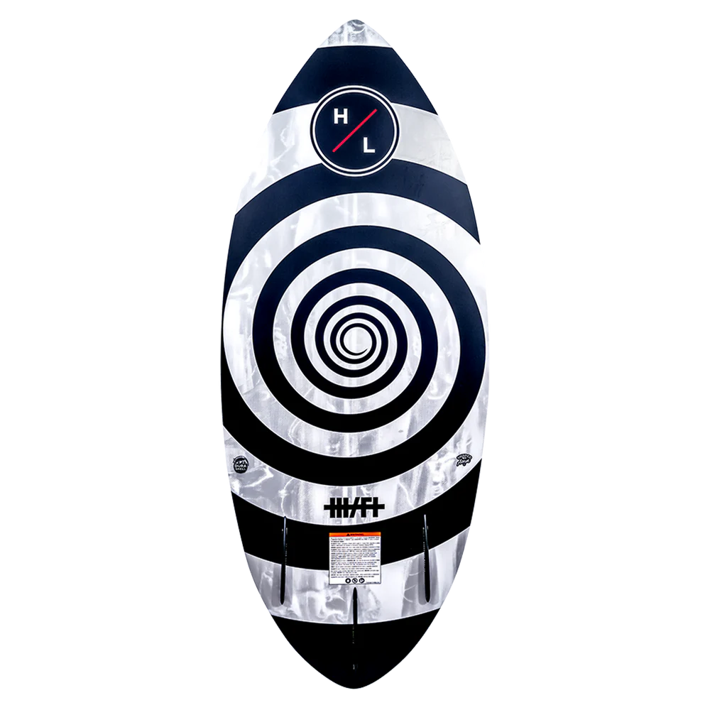 Hyperlite Hi Fi Wakesurf Board 2025 - Premium Performance Wakesurf Board for Men & Women - Lightweight & Durable Design for Surfing, Lake & Ocean Waves - Perfect for Beginners & Advanced Riders