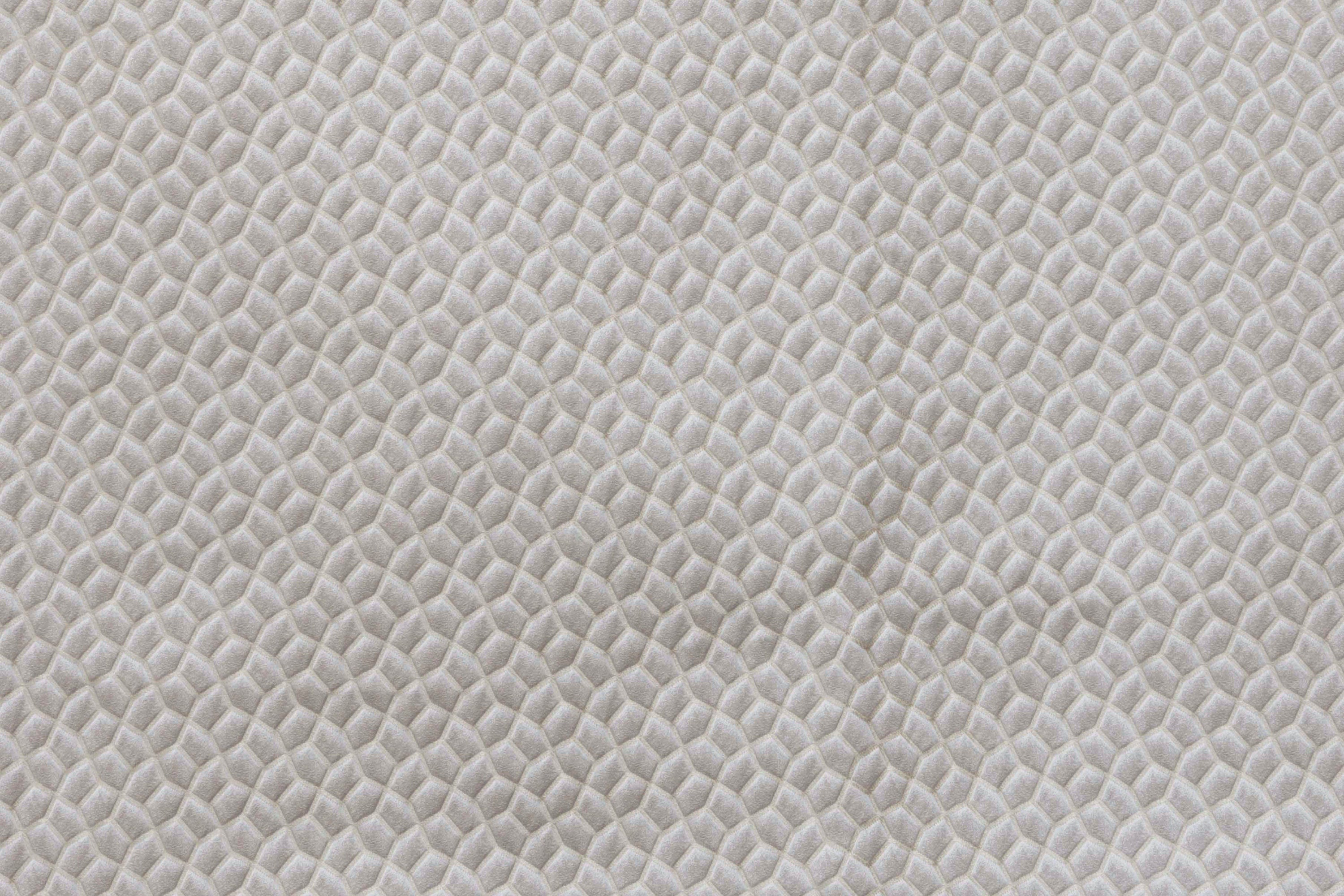 Beige Gray Hexagon Geometric Jacquard Weave Curtain Panels for Living Room, Bedroom & Dining Room - Modern Window Treatments for Home Decor