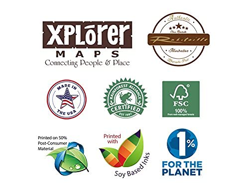 Oregon State Ceramic Coasters Set of 4 - Absorbent & Durable Drink Coasters for Coffee, Beer, Wine - Perfect for Home, Office, Bar, and Gift Giving
