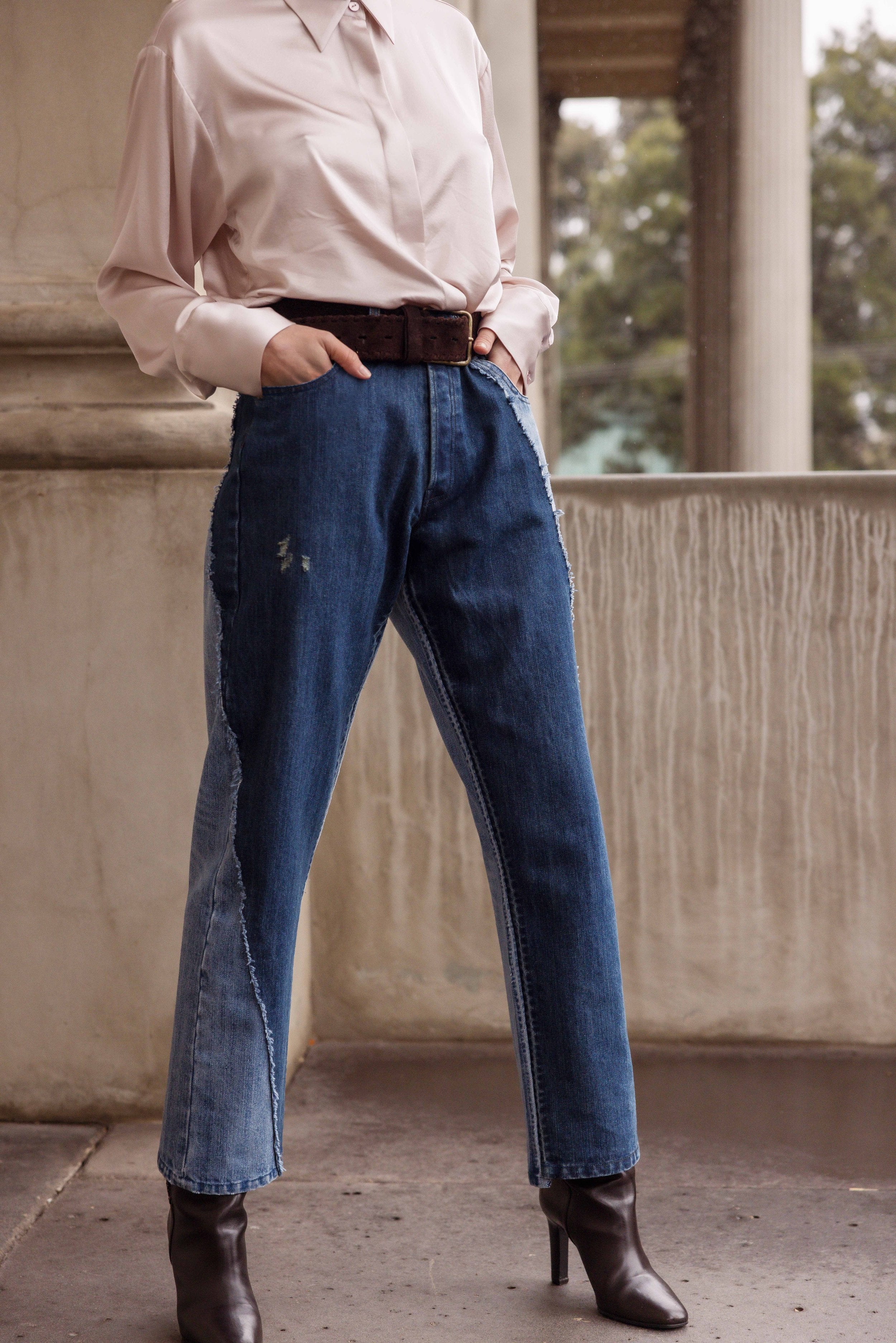 M.A Dainty Barretinas Jean - Women's Vintage High Waist Skinny Jeans for Casual & Night Out | Perfect for Date Night, Parties & Everyday Wear