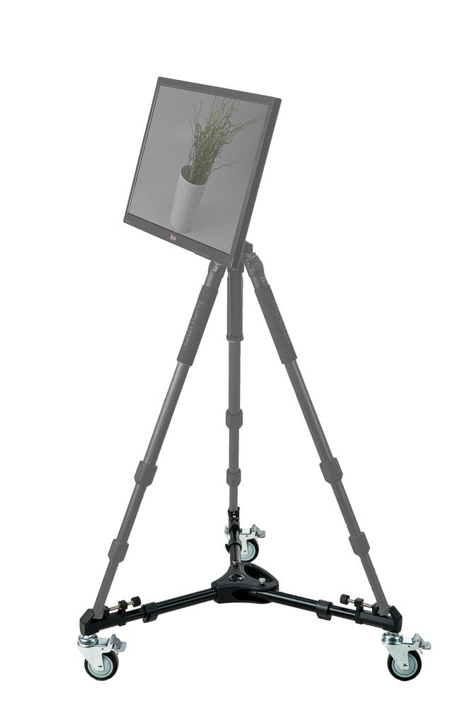 Tether Tools Rock Solid Tripod Roller - Professional Camera Tripod with Smooth Wheels for Studio & Outdoor Photography, Videography, and Live Streaming