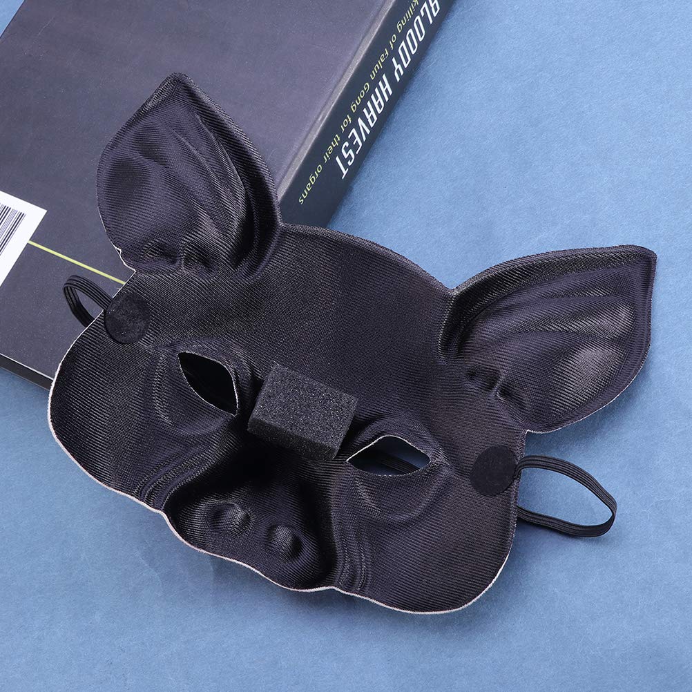 Halloween Half Face Pig Mask - Animal Cosplay Costume Accessory for Parties, Festivals & Masquerade Balls | Perfect for Halloween, Cosplay Events & Themed Parties