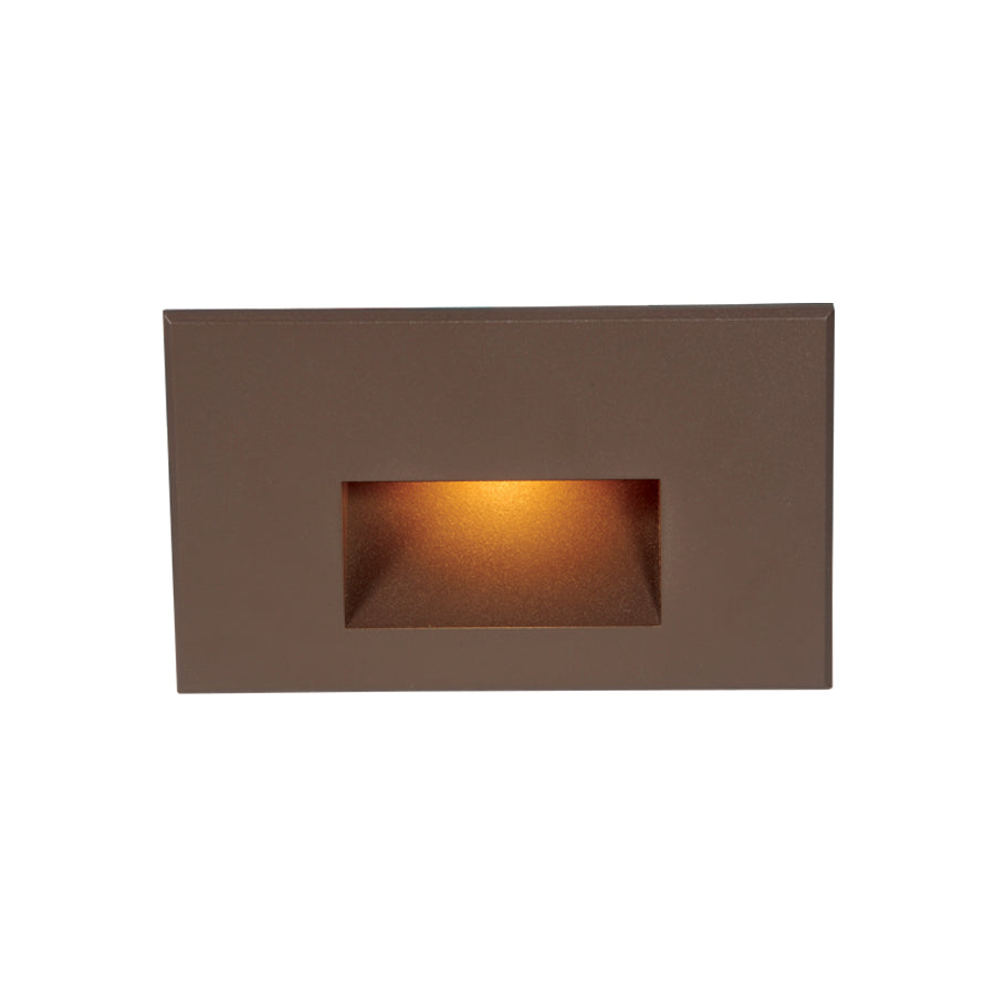 4011 LED Step and Wall Light - Bronze Finish on Aluminum - Outdoor Stair and Pathway Lighting for Home and Garden