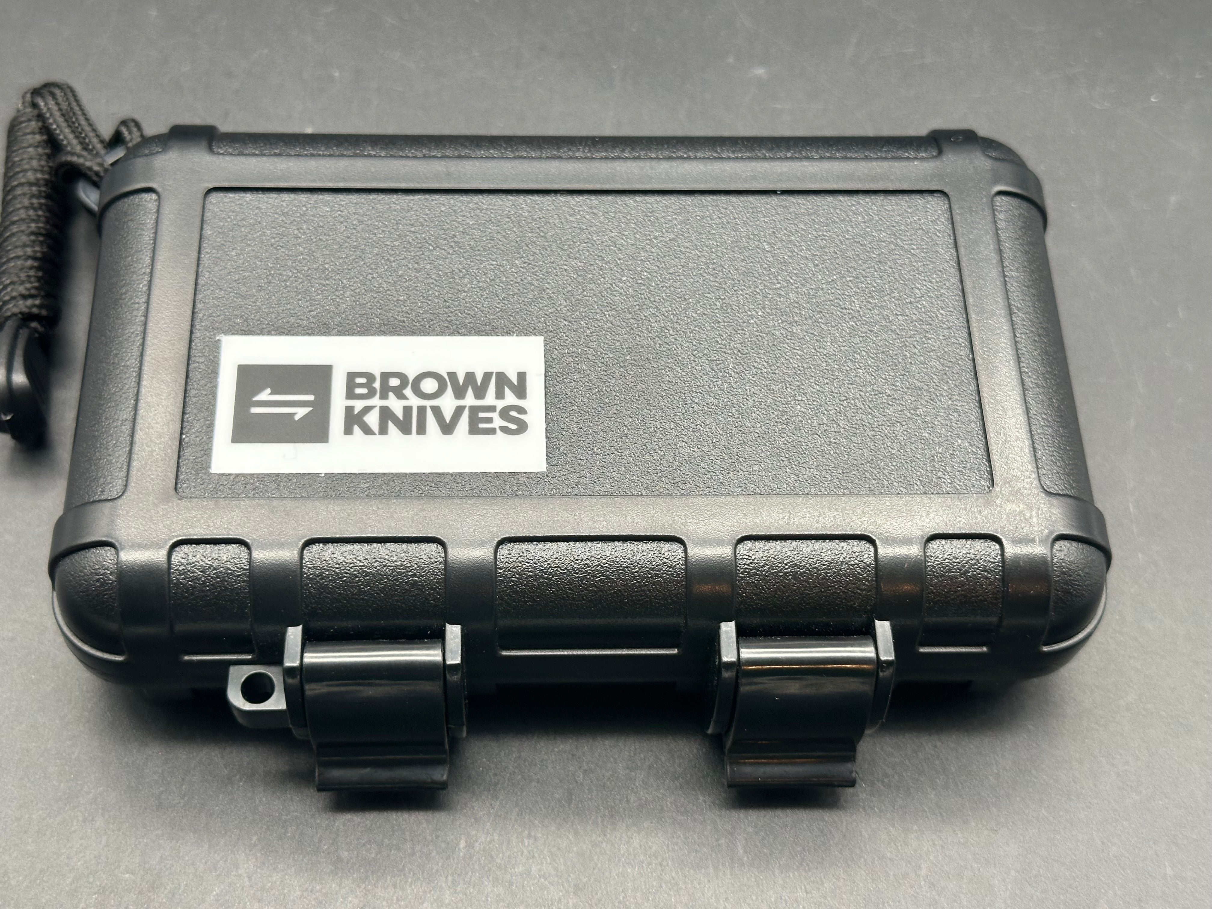 Brown Knives Mini FSD I #359 - Premium EDC Pocket Knife for Outdoor Camping, Hiking & Everyday Carry | Tactical Folding Knife with Durable Blade