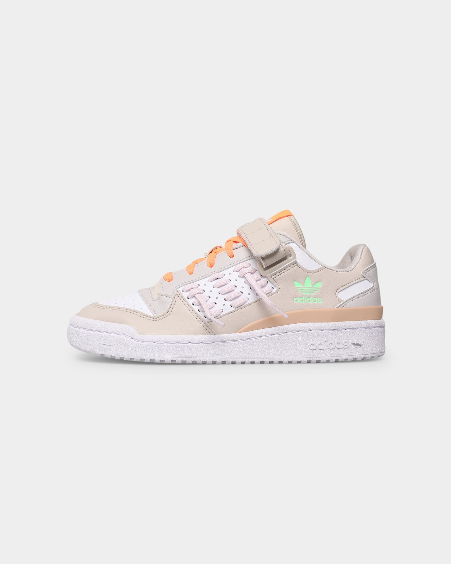 Adidas Women's Forum Low Sneakers - White/Clear Grey Running Shoes for Women | Comfortable Casual Walking & Gym Workout Shoes