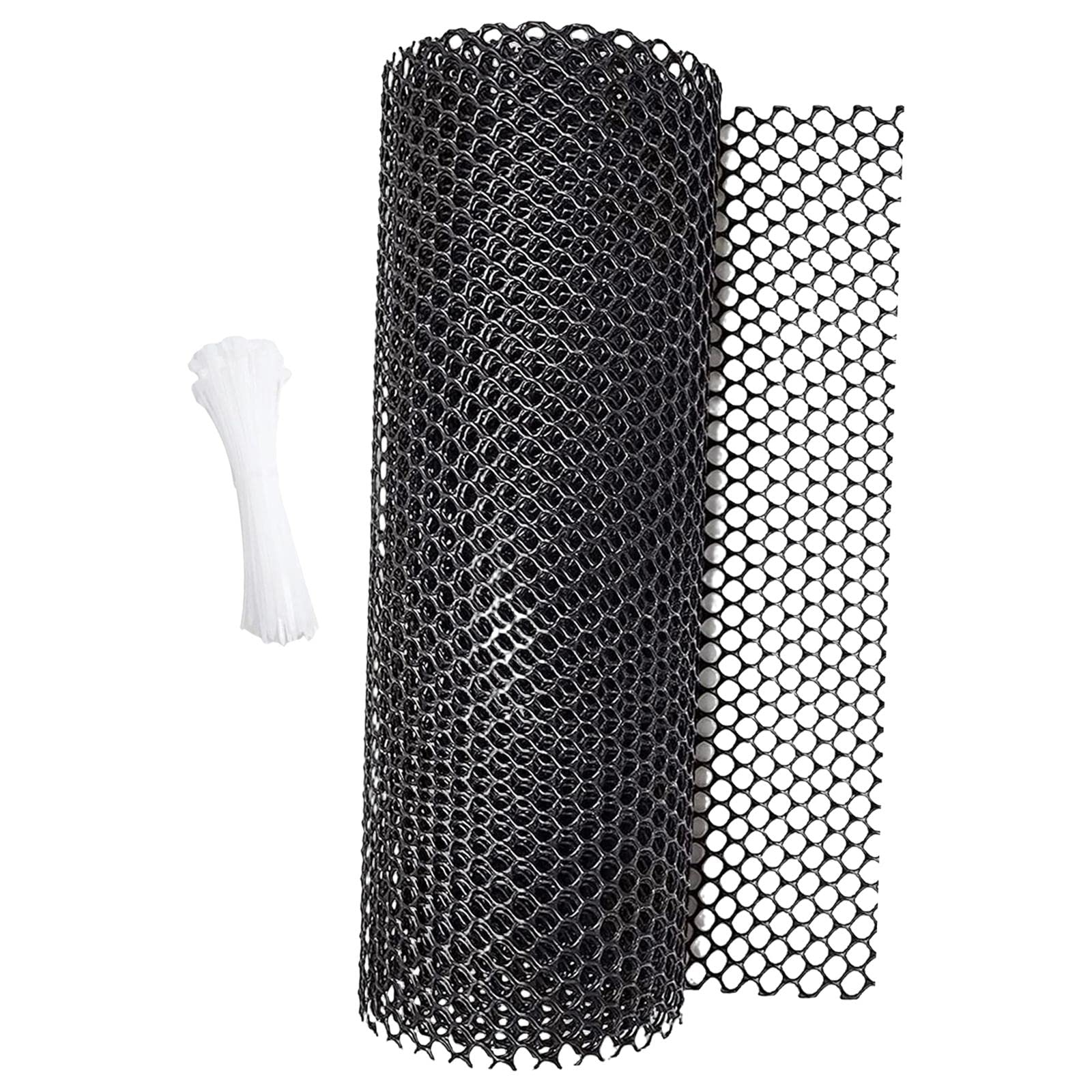Bothyi Lightweight Black Chicken Wire Fence for Poultry, Rabbits & Garden Plants - Durable Metal Mesh Decoration for Home, Yard & Farm Use