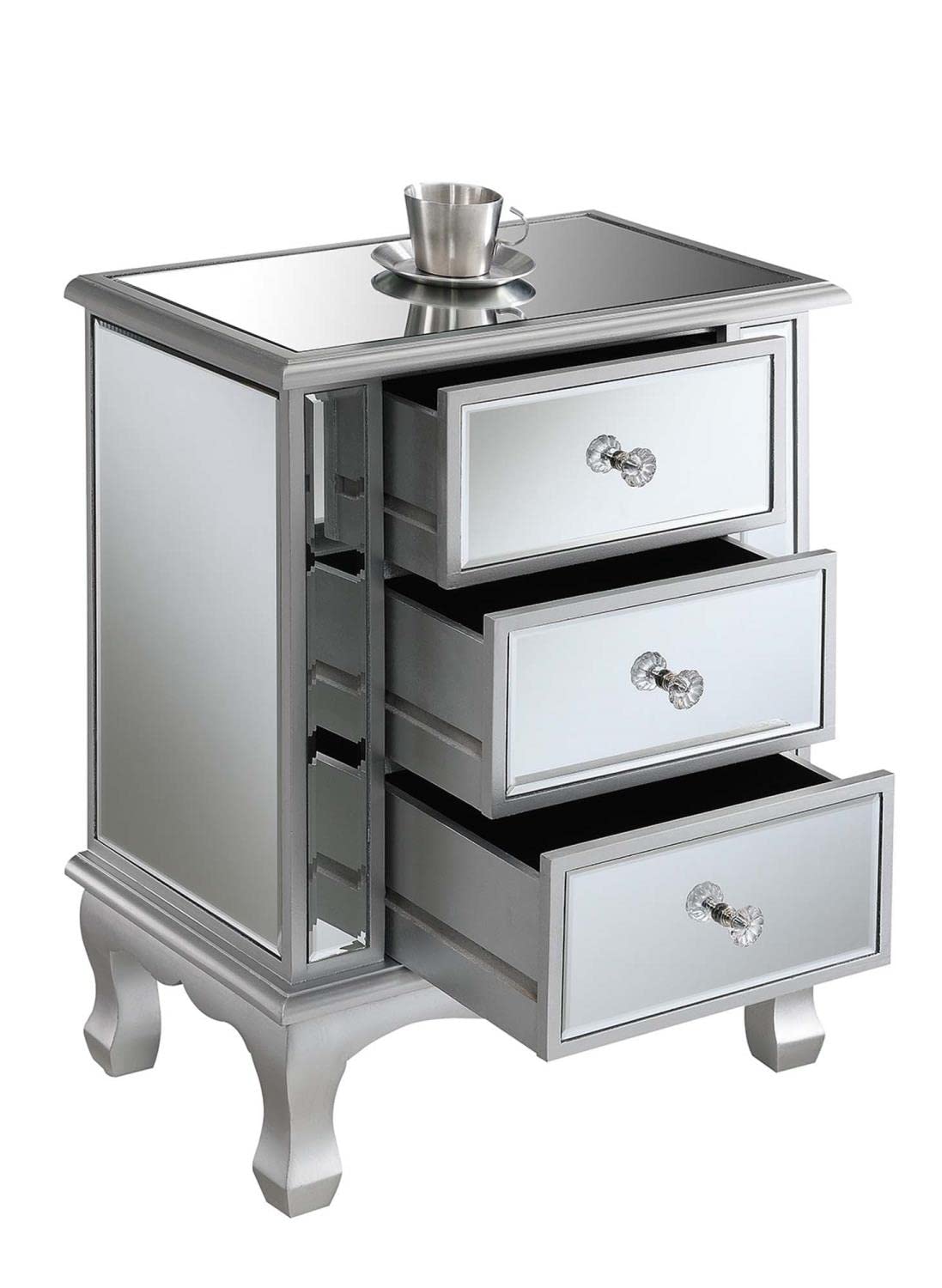 Gold Coast Vineyard Mirrored End Table 19
