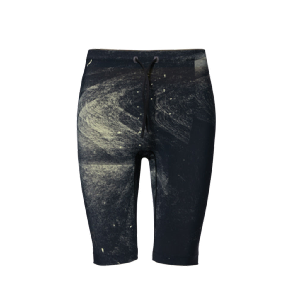 Men's Running Compression Tights - Breathable & Moisture-Wicking Half-Length Leggings for Jogging, Gym & Outdoor Workouts