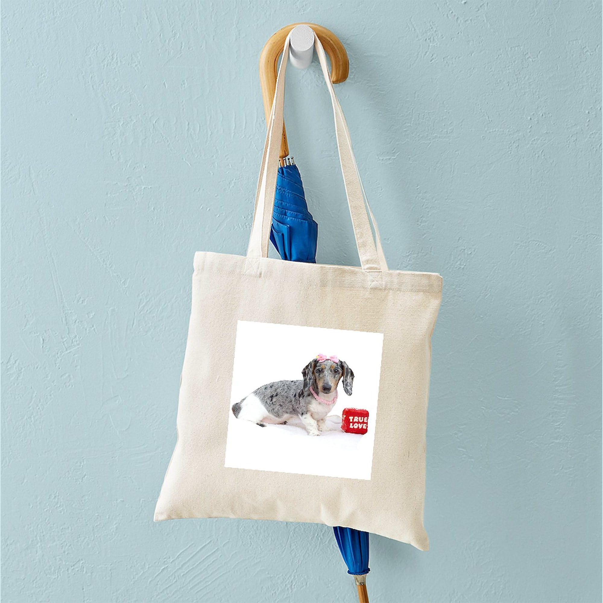 True Love Natural Canvas Tote Bag - Eco-Friendly Reusable Shopping Bag for Groceries, Beach & Daily Use | CafePress