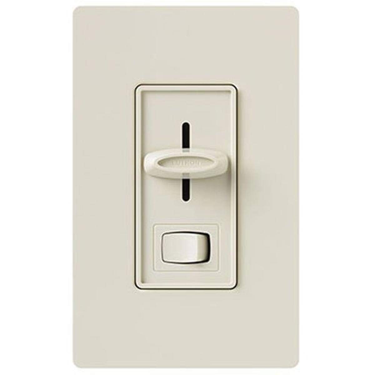 Lutron SCL-153PH-LA Skylark Single Pole/3-Way Dimmer Switch - Light Almond (1-Pack) | Perfect for Home Lighting Control in Living Rooms, Bedrooms & Hallways