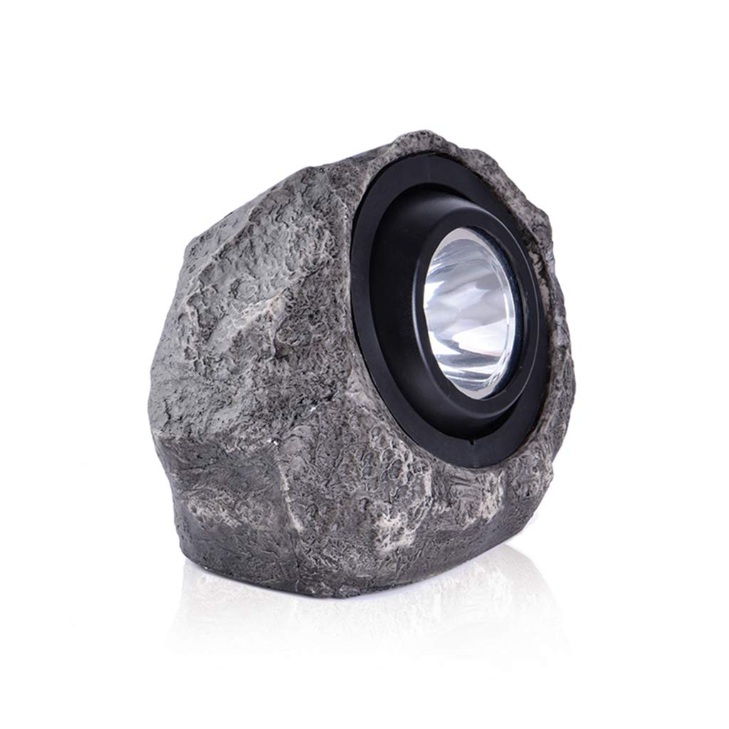 Solar Powered Outdoor Garden Lights - Waterproof LED Stone Lights with White & Warm Light Switch for Lawn, Pathway, Patio Decoration | Perfect for Backyard, Landscape, and Garden Lighting at Night
