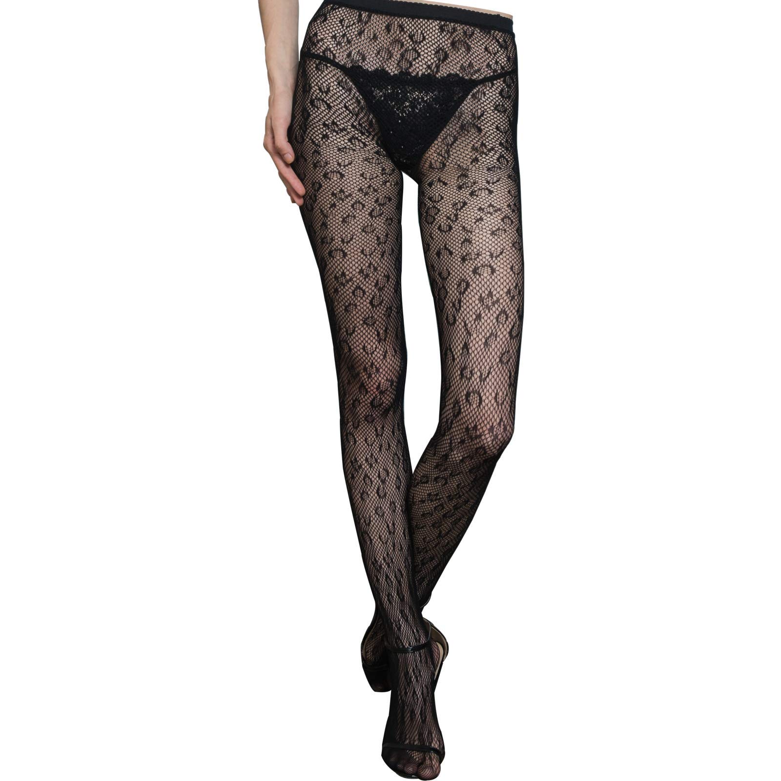 Sexy Women's Fishnet Lace Stockings & Sheer Suspender Tights - Stretchy Mesh Lingerie with Garter Belt - Perfect for Valentine's Day, Boudoir Photography, and Romantic Nights