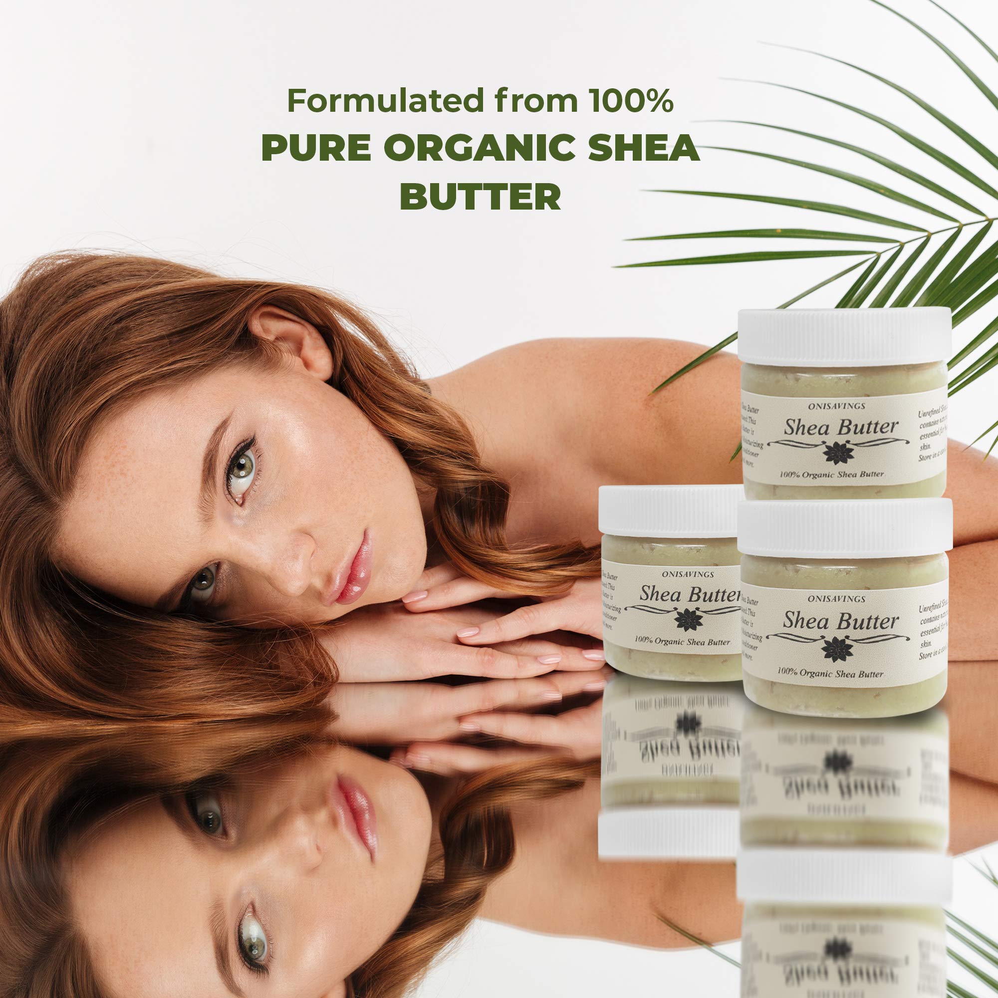 Organic Raw Unrefined African Shea Butter Cream - 100% Pure Natural Moisturizer for Face, Body & Hair - Treats Dry Skin, Eczema & Stretch Marks - Travel Size 4oz - Perfect for Daily Skincare, DIY Beauty Recipes & On-the-Go Hydration