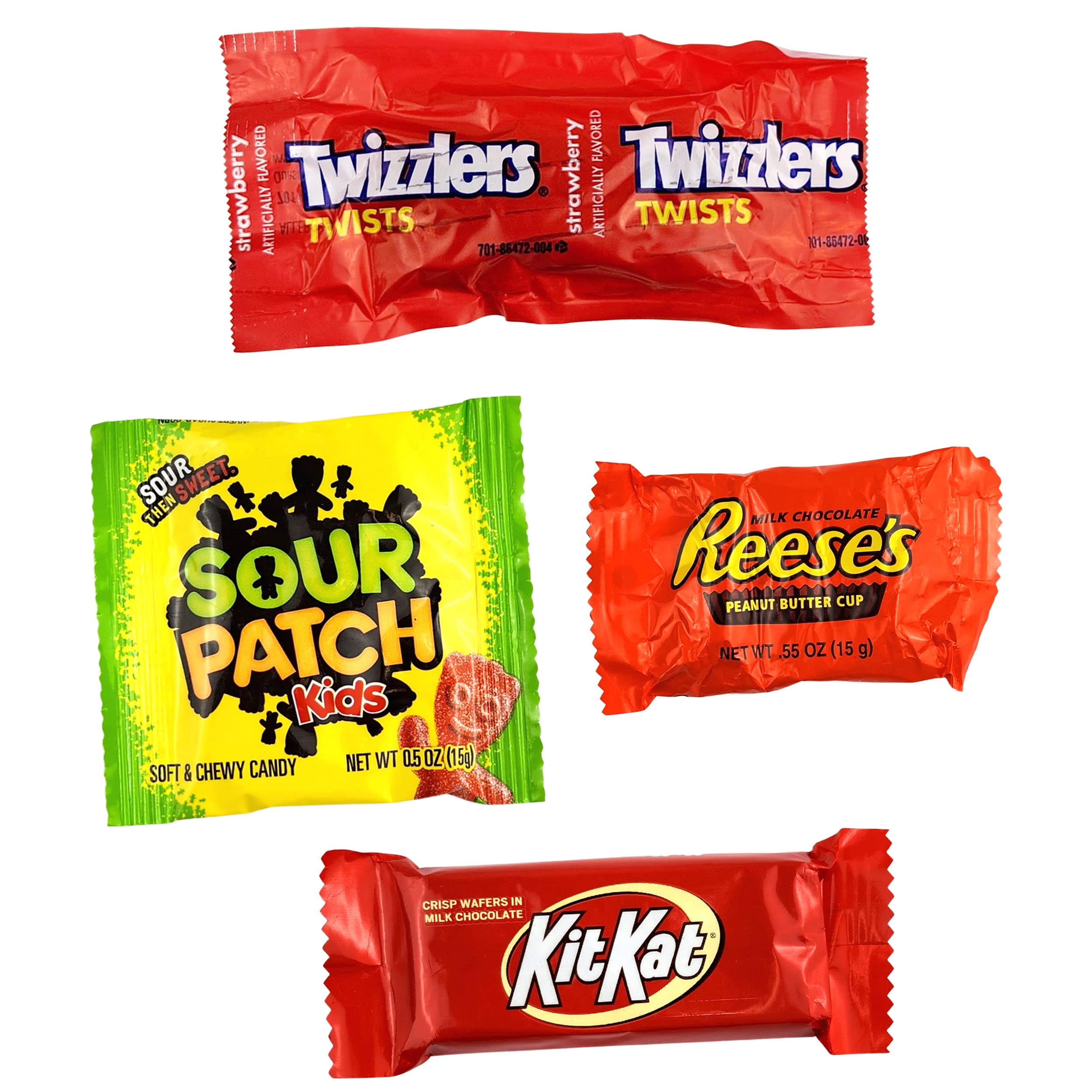 5 lb Bulk Candy Variety Pack - Individually Wrapped Assortment with Twizzlers, Sour Patch & KitKat - Perfect for Halloween, Party Favors & Office Snacks