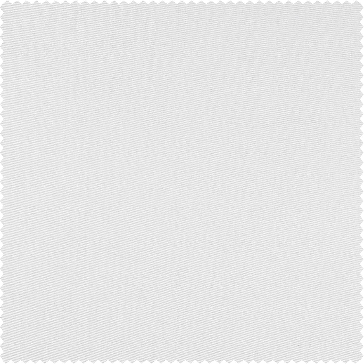 Whisper White Solid Cotton Blackout Fabric Swatch - Perfect for Curtains, Drapes & Home Decor Projects