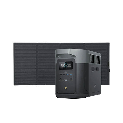 EcoFlow Delta 2 Max Portable Power Station 2000W | 2048Wh Solar Generator for Home Backup, Camping & Outdoor Adventures - Fast Charging, Expandable Capacity, Clean Energy Solution