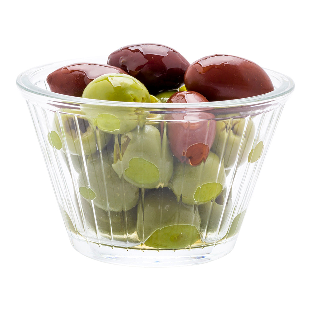 6 oz Glass Small Fluted Bowl Set of 6 - 3.5