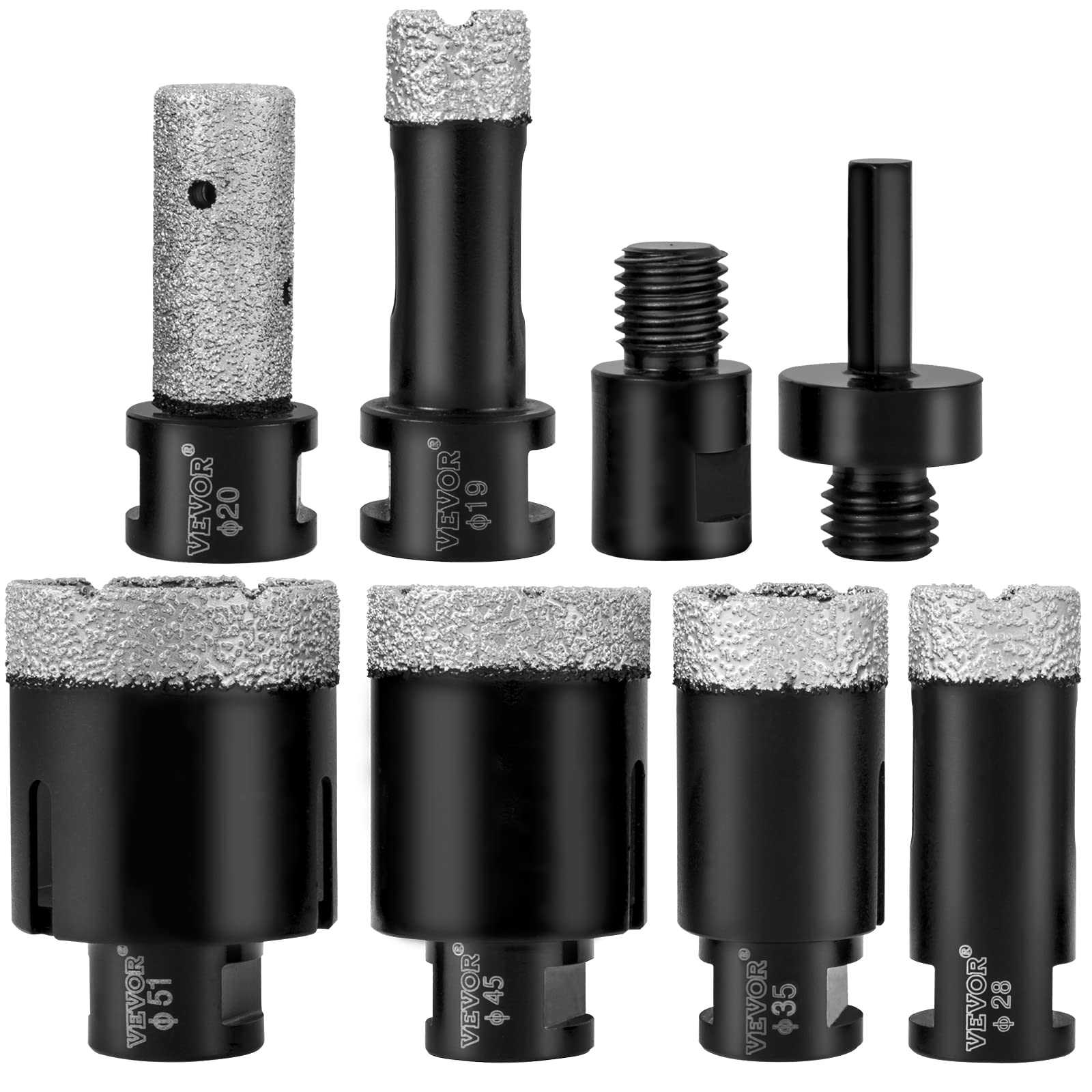 VEVOR 8PCS Diamond Hole Saw Kit (3/4