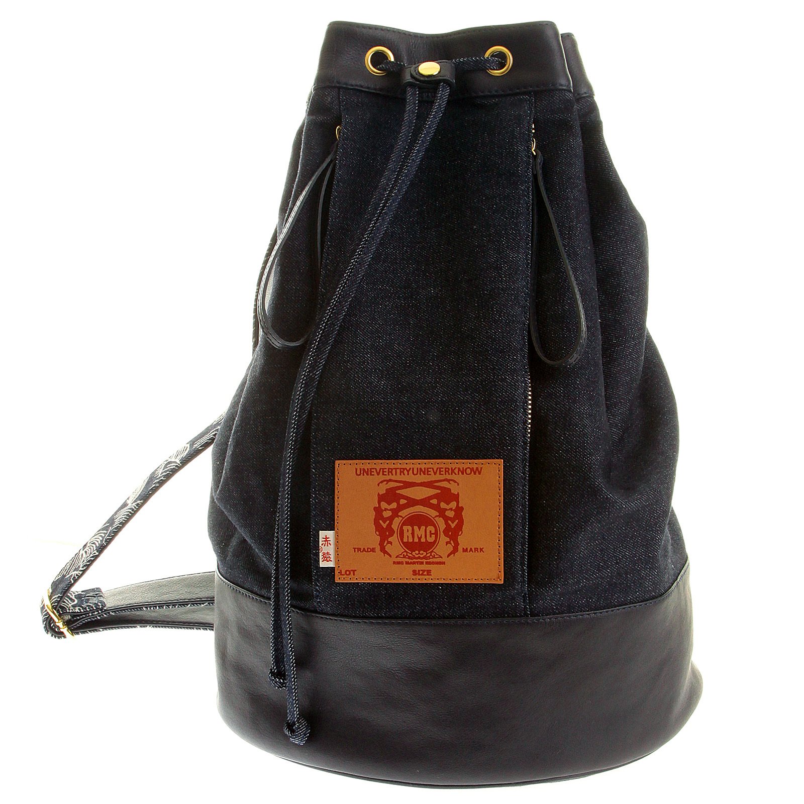 RMC Martin Ksohoh Denim Duffle Bag for Men & Women - Stylish Travel & Gym Bag with Durable Cotton Fabric (REDM5523) - Perfect for Weekend Getaways, Workouts & Daily Commute