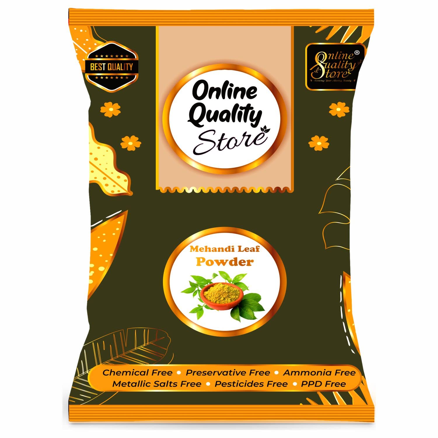 Natural Henna Powder for Hair Color | Lawsonia Inermis | Pure Mehndi Powder 480g | Ammonia-Free & Paraben-Free | Organic Hair Dye | Perfect for DIY Hair Coloring & Natural Hair Care at Home