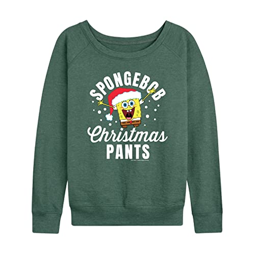 Spongebob Christmas Pants - Heather Juniper