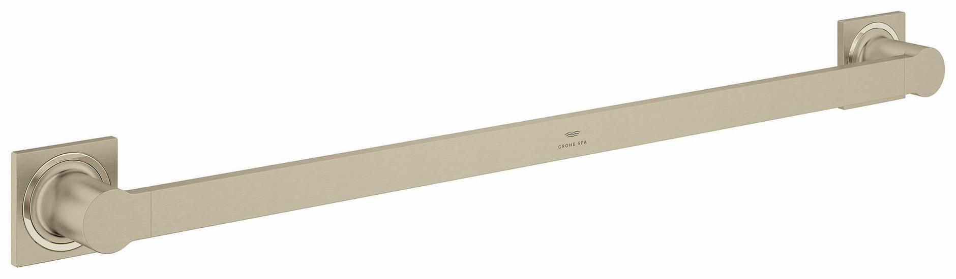 Grohe Allure 24-Inch Brushed Nickel Towel Bar 40341EN1 - Modern Bathroom Towel Rack for Spa-Like Luxury & Organization
