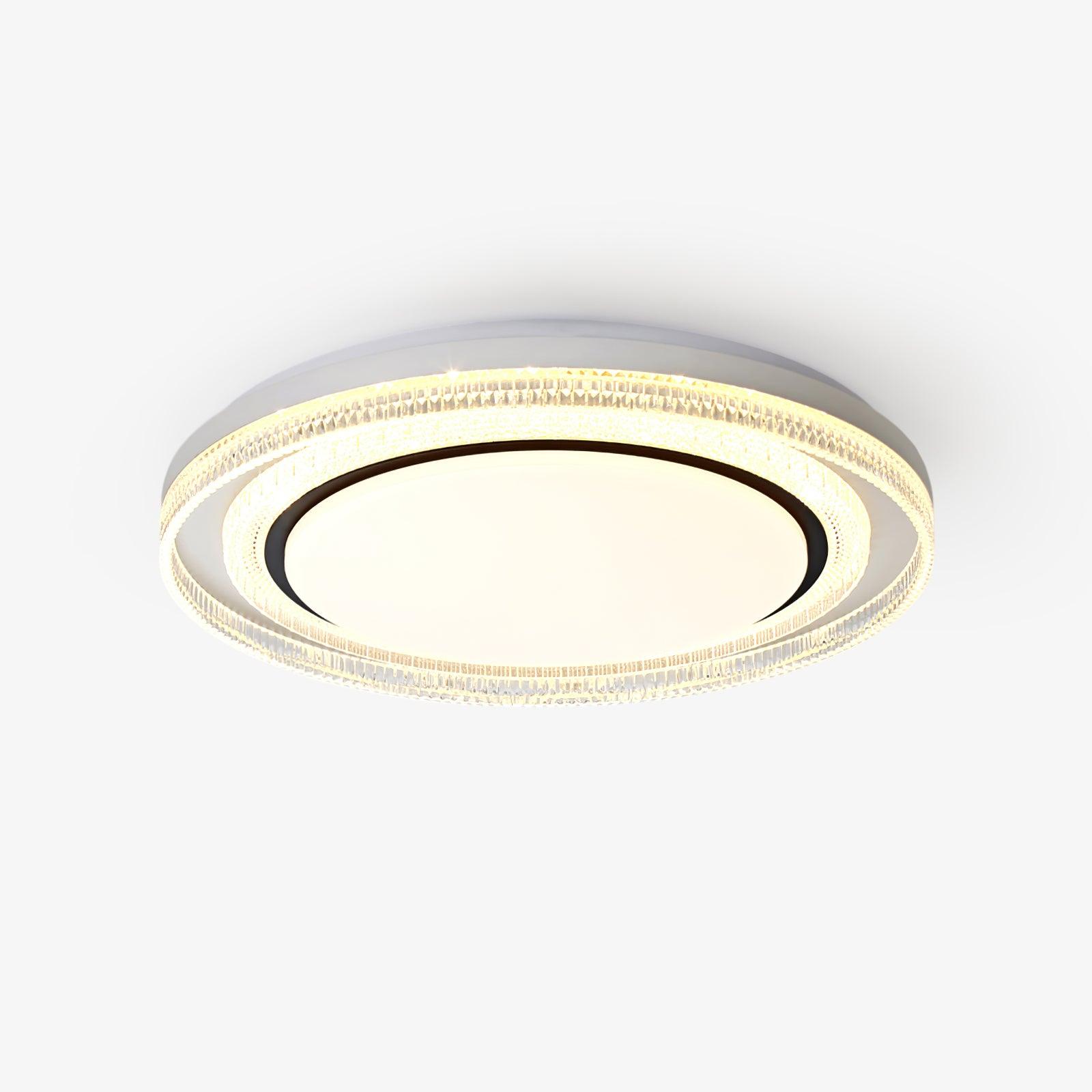 Milagro Modern Ceiling Light Fixture - Energy Efficient LED Flush Mount for Bedroom, Living Room & Kitchen - Dimmable Bright Lighting for Home & Office