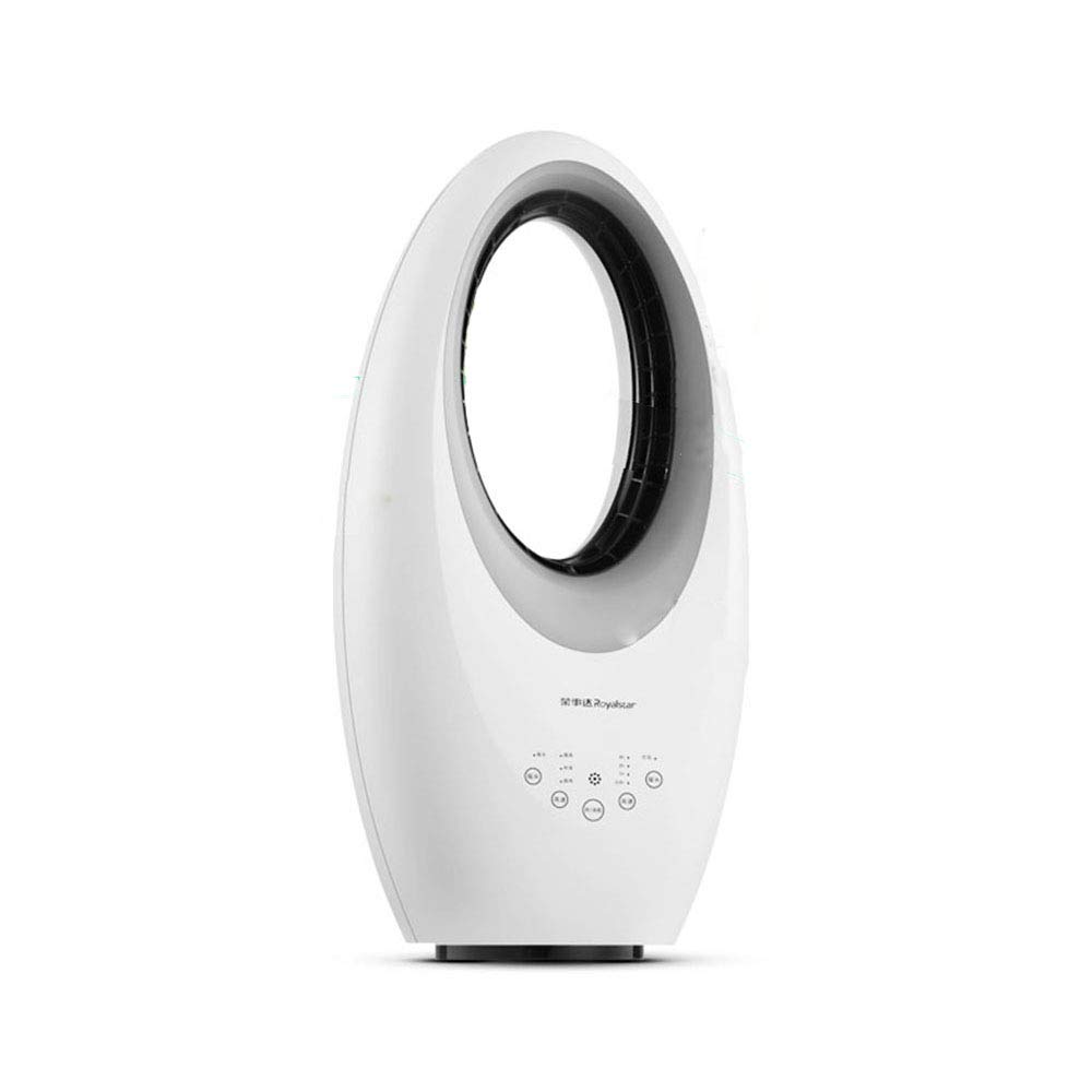 HUO Fans Leafless Tower Fan with Remote Control - 30.6 Inch Vertical Stand Fan, Oscillating, Quiet Cooling for Home, Office & Bedroom - White (Ideal for Living Room, Dorm & Workspace)