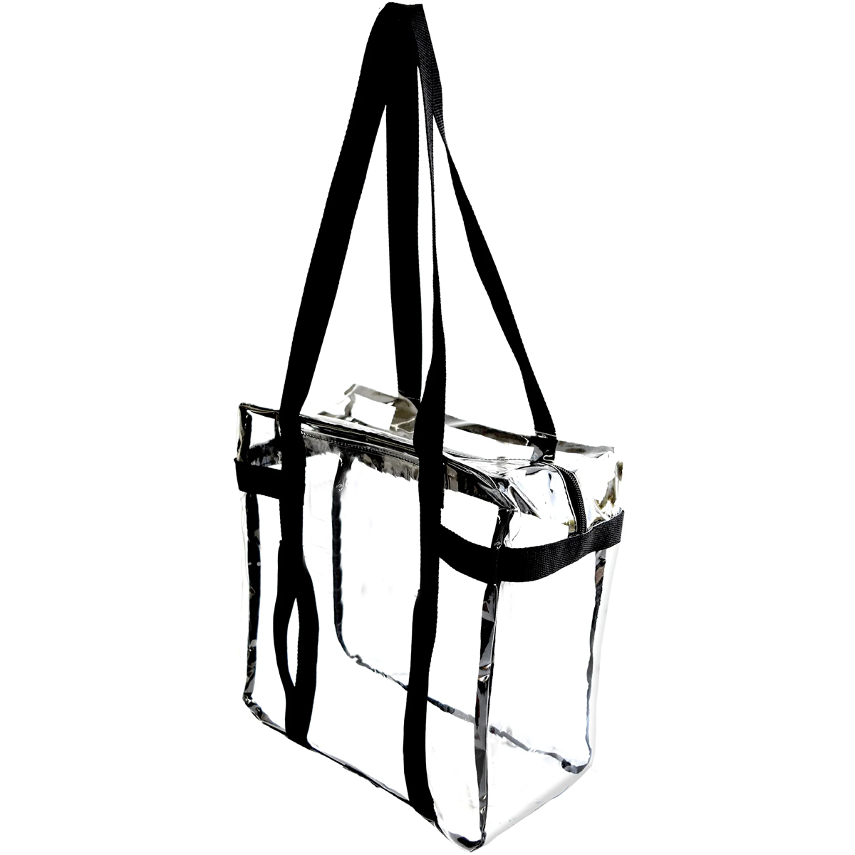 Clear Tote Bag - Waterproof Large Capacity Transparent Shoulder Bag for Travel, Beach, Gym & Work - Perfect for Shopping, Airport Security & Everyday Use
