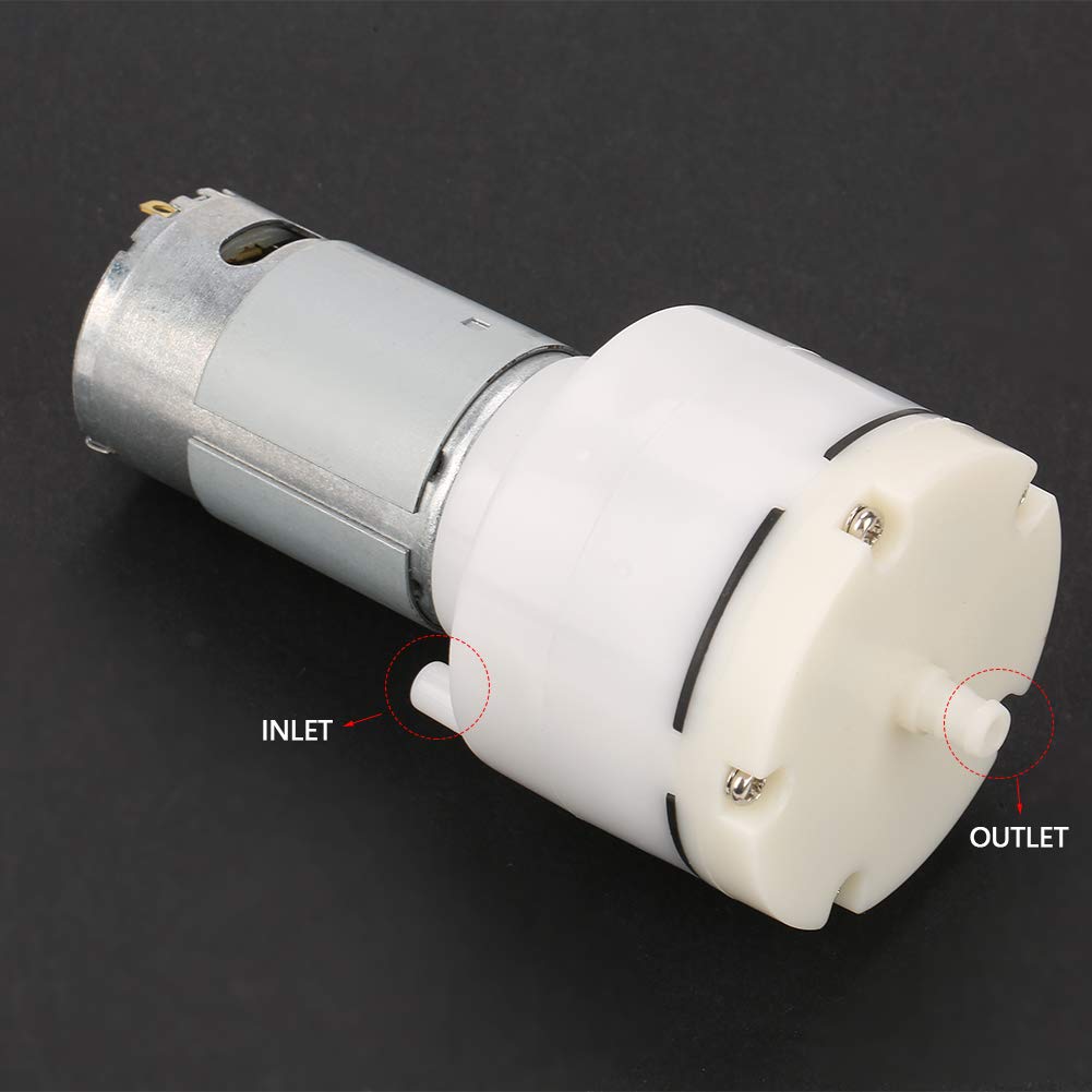 24V DC Mini Vacuum Pump - 13.0 L/min Flow Rate, <60dB Ultra Quiet, Long Lifespan for Lab Equipment, Medical Devices & DIY Projects